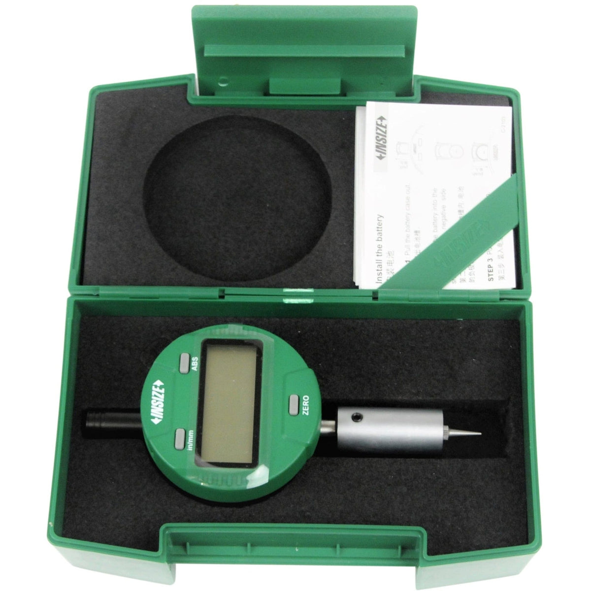Insize Digital Mini Short Base Depth Gauge 0-12.7mm/0-0.5" Range Series 2142-101 - Twin Eagle Imports