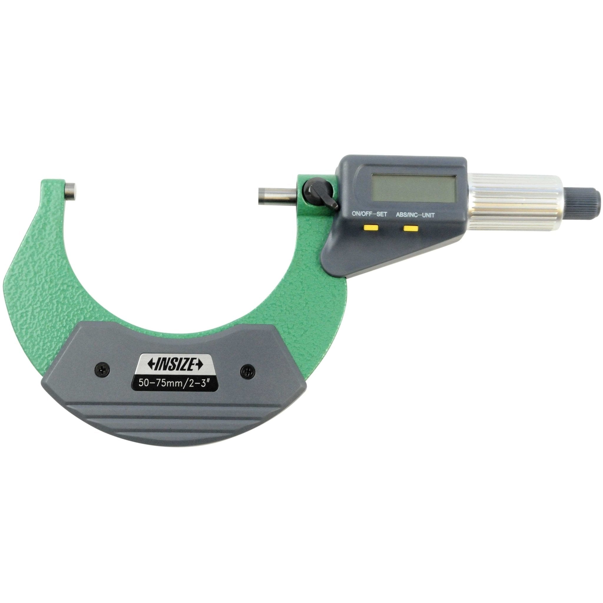 Insize Digital Outside Micrometer 50-75mm/2-3" Range Series 3109-75A - Twin Eagle Imports