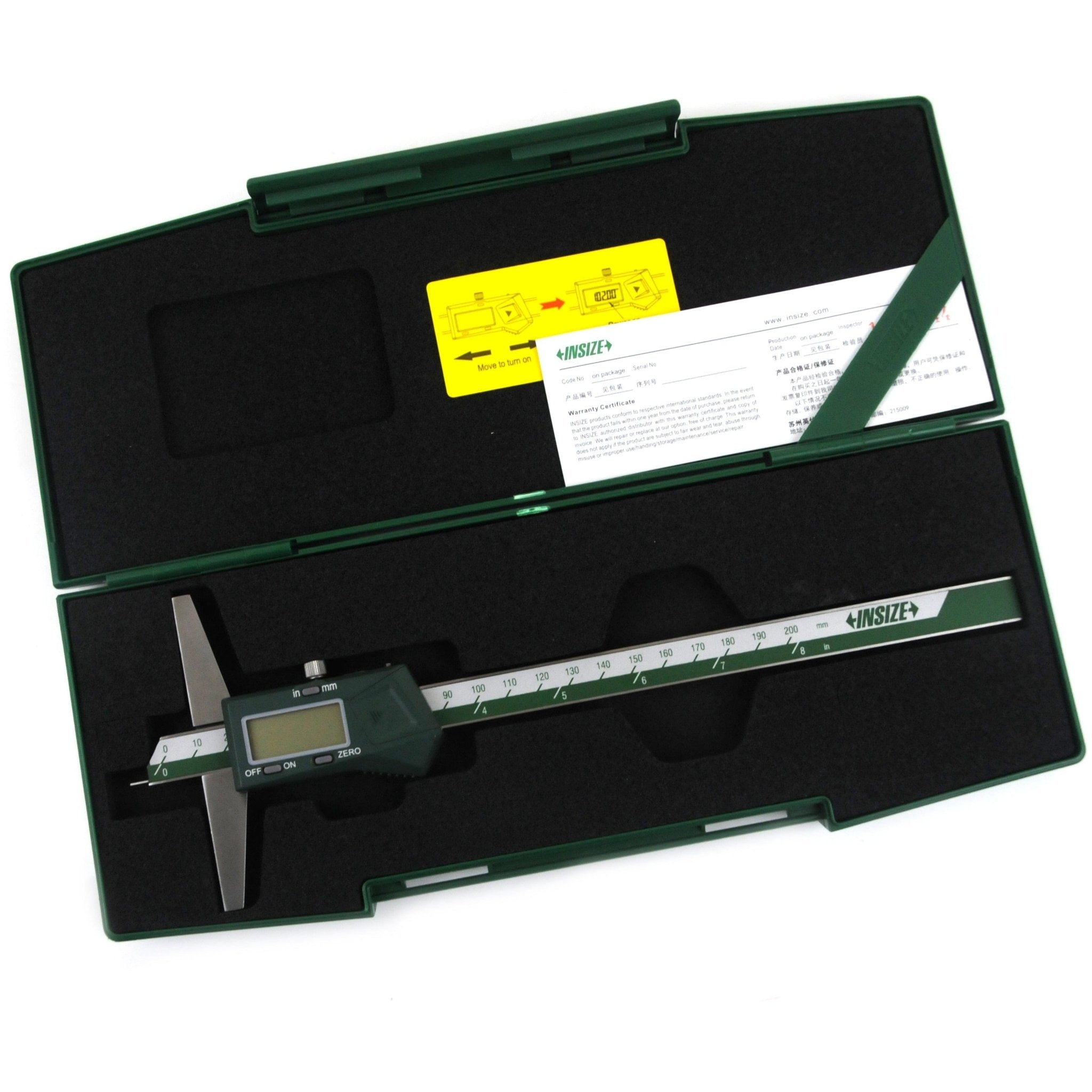 Insize Digital Point Depth Gauge 0-200mm x 0.01mm Range Series 1143-200A - Twin Eagle Imports