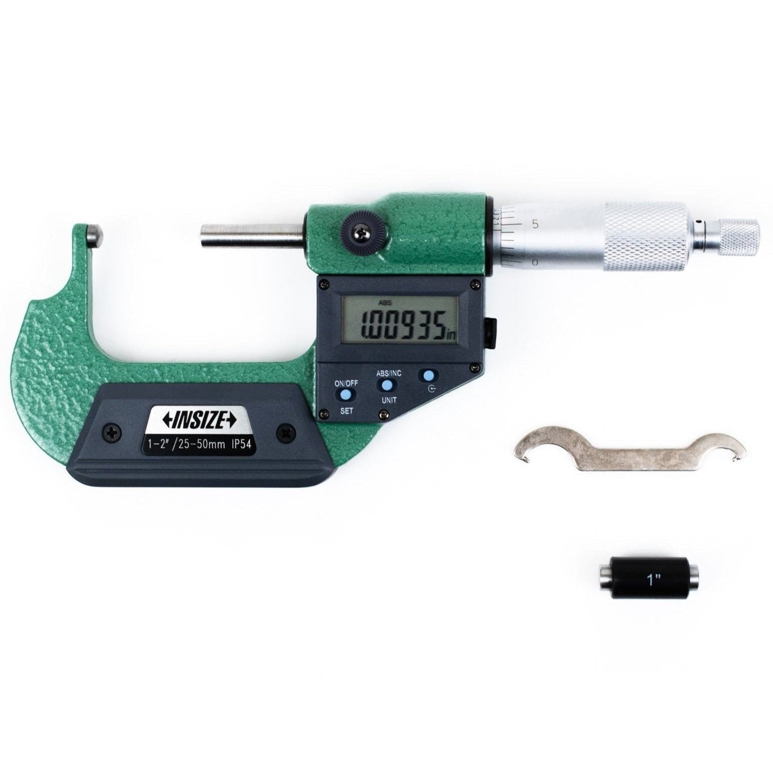 Insize Digital Spherical Anvil Tube Micrometer 0-25mm/0-1" Range Series 3560-25SE - Twin Eagle Imports