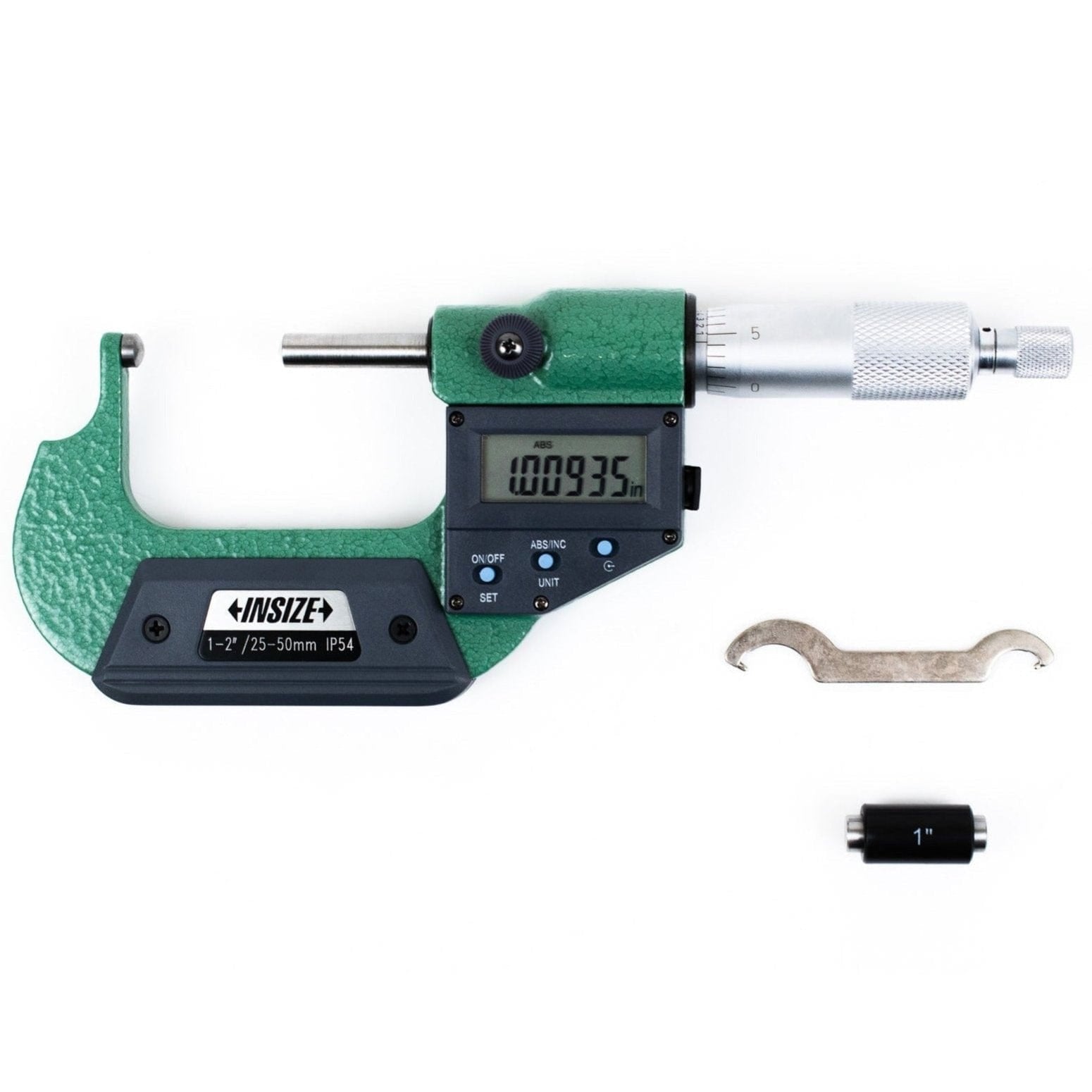 Insize Digital Spherical Anvil Tube Micrometer 25-50mm/1-2" Range Series 3560-50SE - Twin Eagle Imports