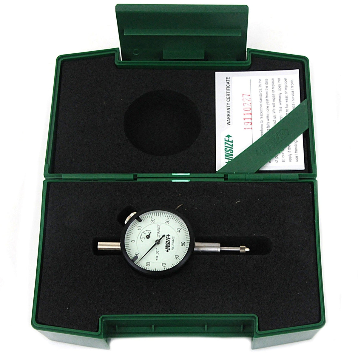 Insize Imperial Compact Dial Indicator Range 0 - 0.5" 2304-02 - Twin Eagle Imports