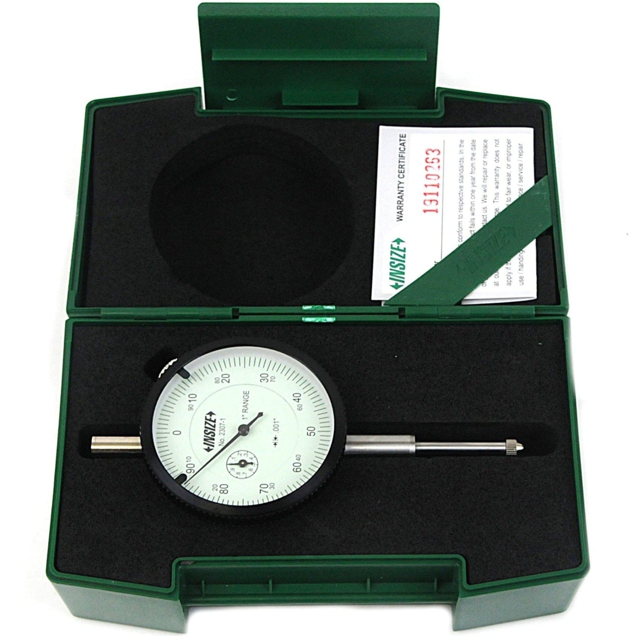 Insize Imperial Lug Back Dial Indicator 1" Range Series 2307-1 - Twin Eagle Imports