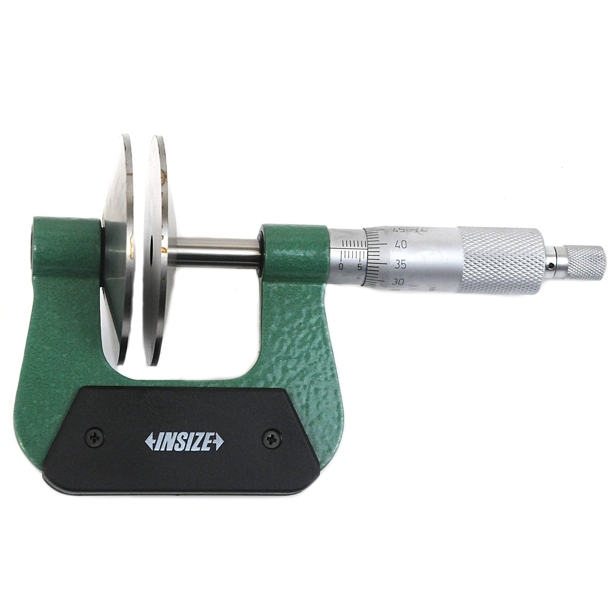 Insize Large Disc Micrometer 0-25mm Range Series 3289-25 - Twin Eagle Imports
