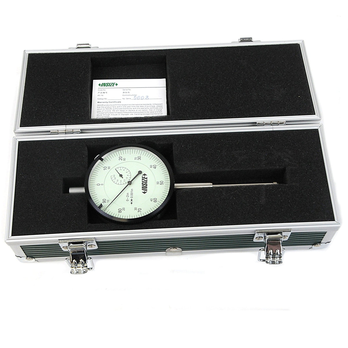 Insize Large Face Dial Indicator Range Series 2312-2 - Twin Eagle Imports