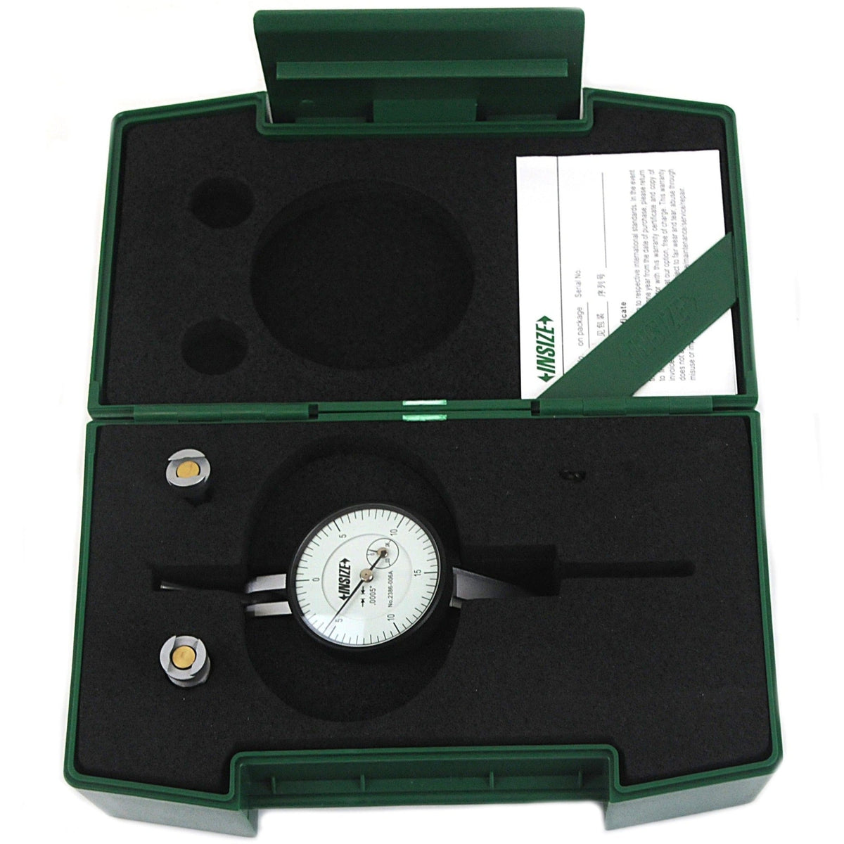 Insize Large Range Dial Test Indicator 0-0.06" x 0.0005" Range Series 2386-006A - Twin Eagle Imports