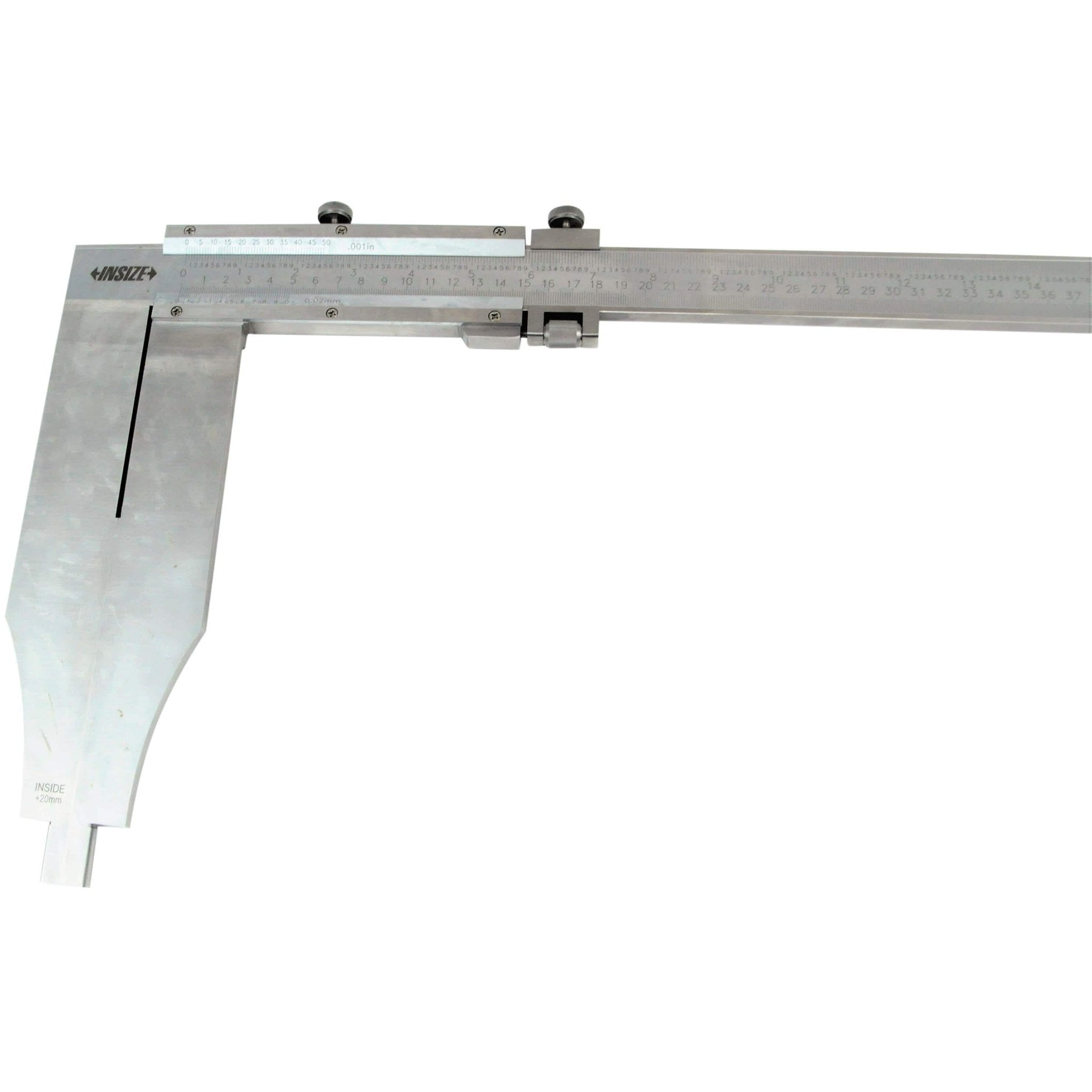 Insize Long Jaw Vernier Caliper 0-1000mm/0-40" x 0.02mm/0.001" Range Series 1215-1032 - Twin Eagle Imports