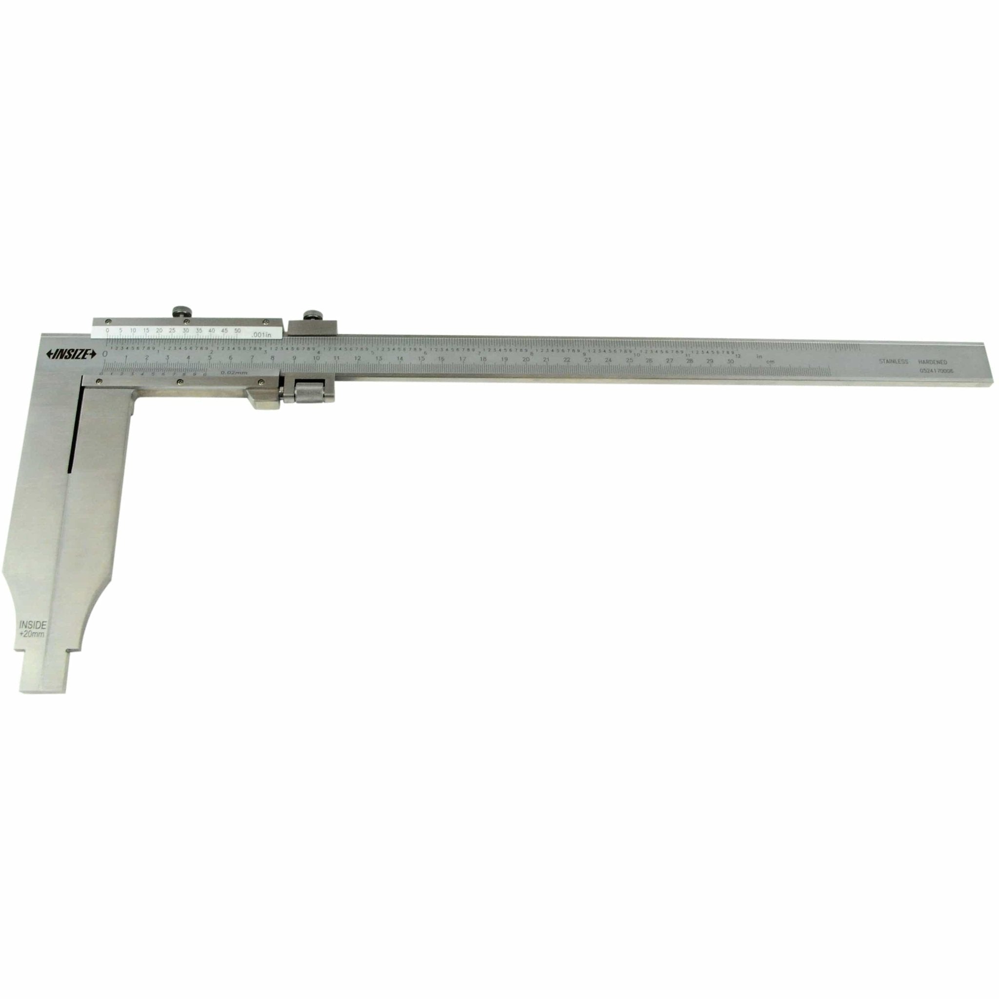 Insize Long Jaw Vernier Caliper 0-300mm/0-12" Range Series 1215-322 - Twin Eagle Imports