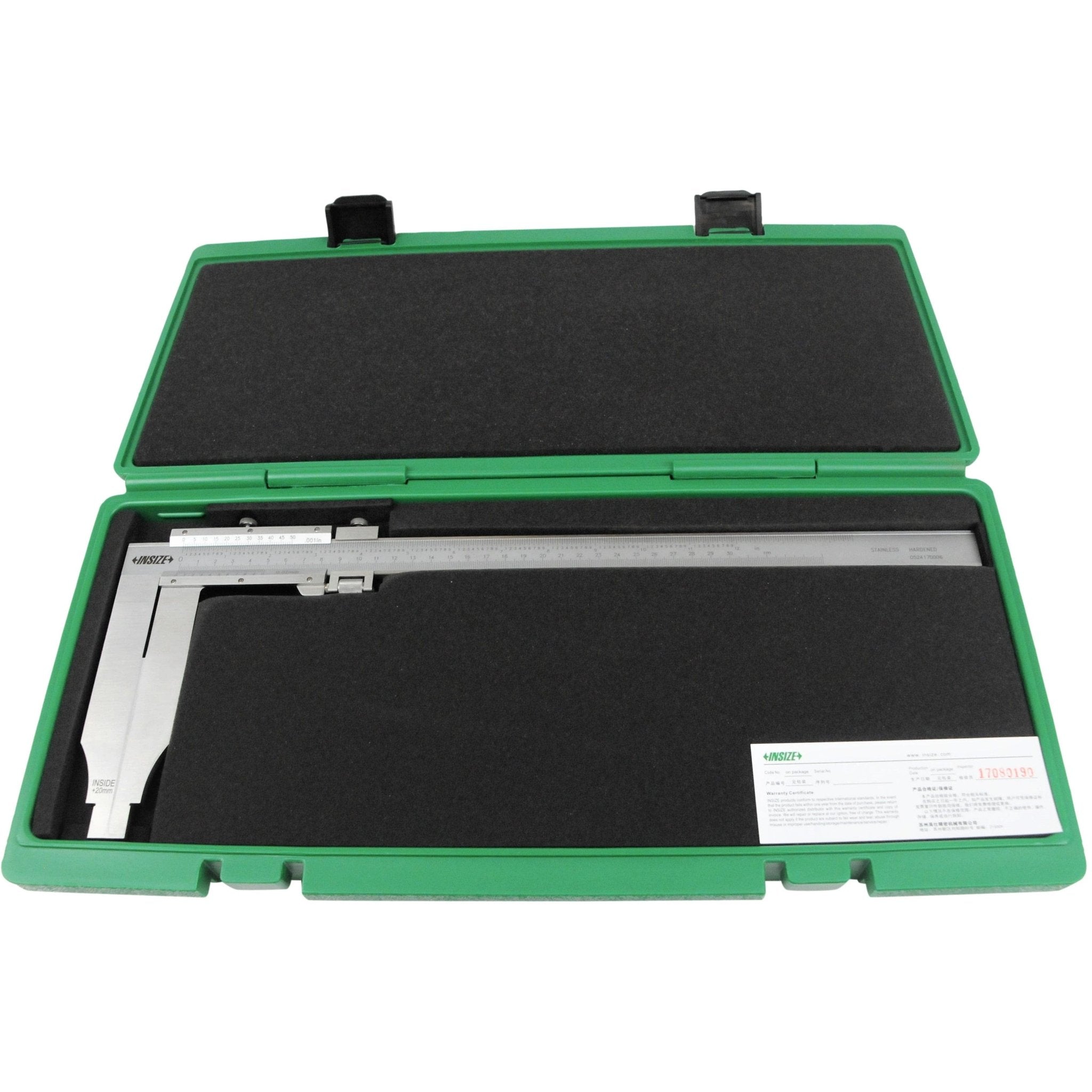 Insize Long Jaw Vernier Caliper 0-300mm/0-12" Range Series 1215-322 - Twin Eagle Imports