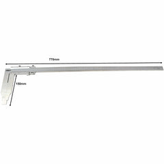 Insize Long Jaw Vernier Caliper 0-600mm/0-24" Range Series 1215-622 - Twin Eagle Imports
