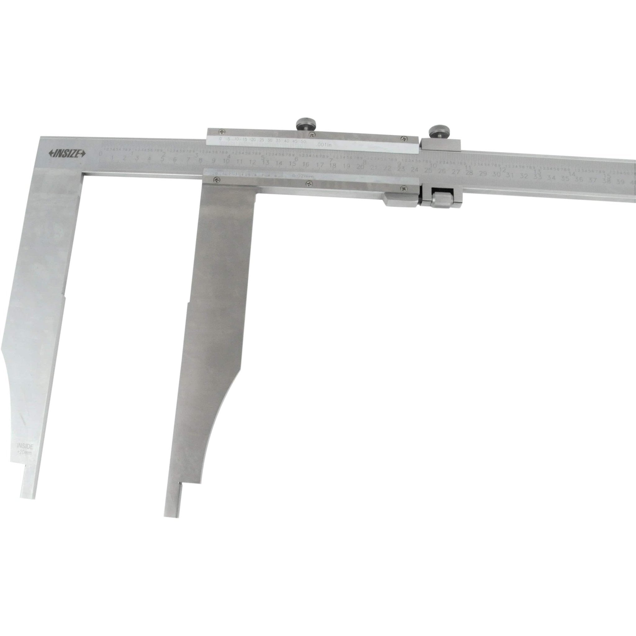 Insize Long Jaw Vernier Caliper 0-600mm/0-24" Range Series 1215-642 - Twin Eagle Imports