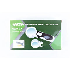 Insize Magnifiers w/ 2 Lenses 6X & 10X Series 7522-610 - Twin Eagle Imports