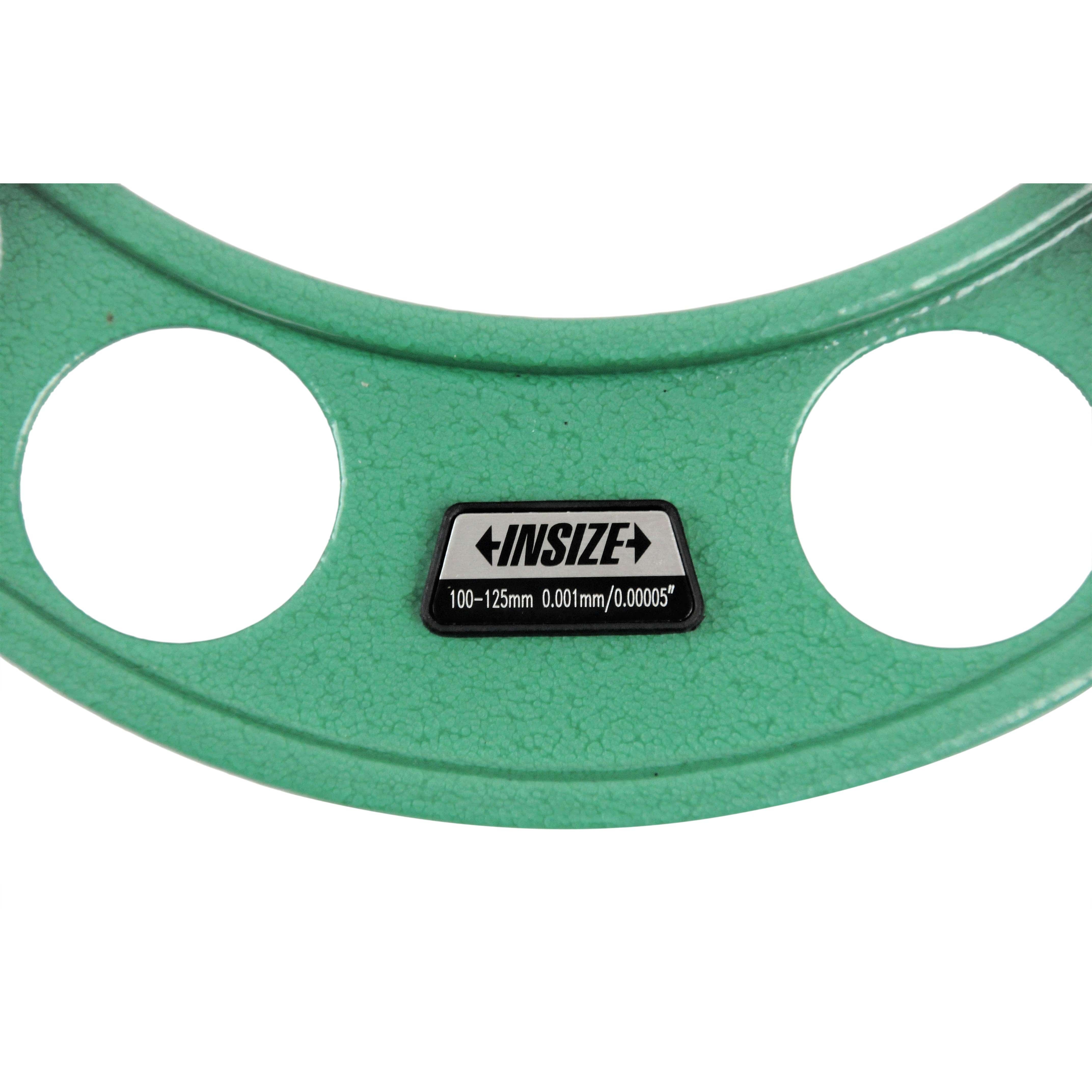 INSIZE Manufacturing Insize IP65 Digital Outside Micrometer 100-125mm / 4-5" Range Series 3108-125A