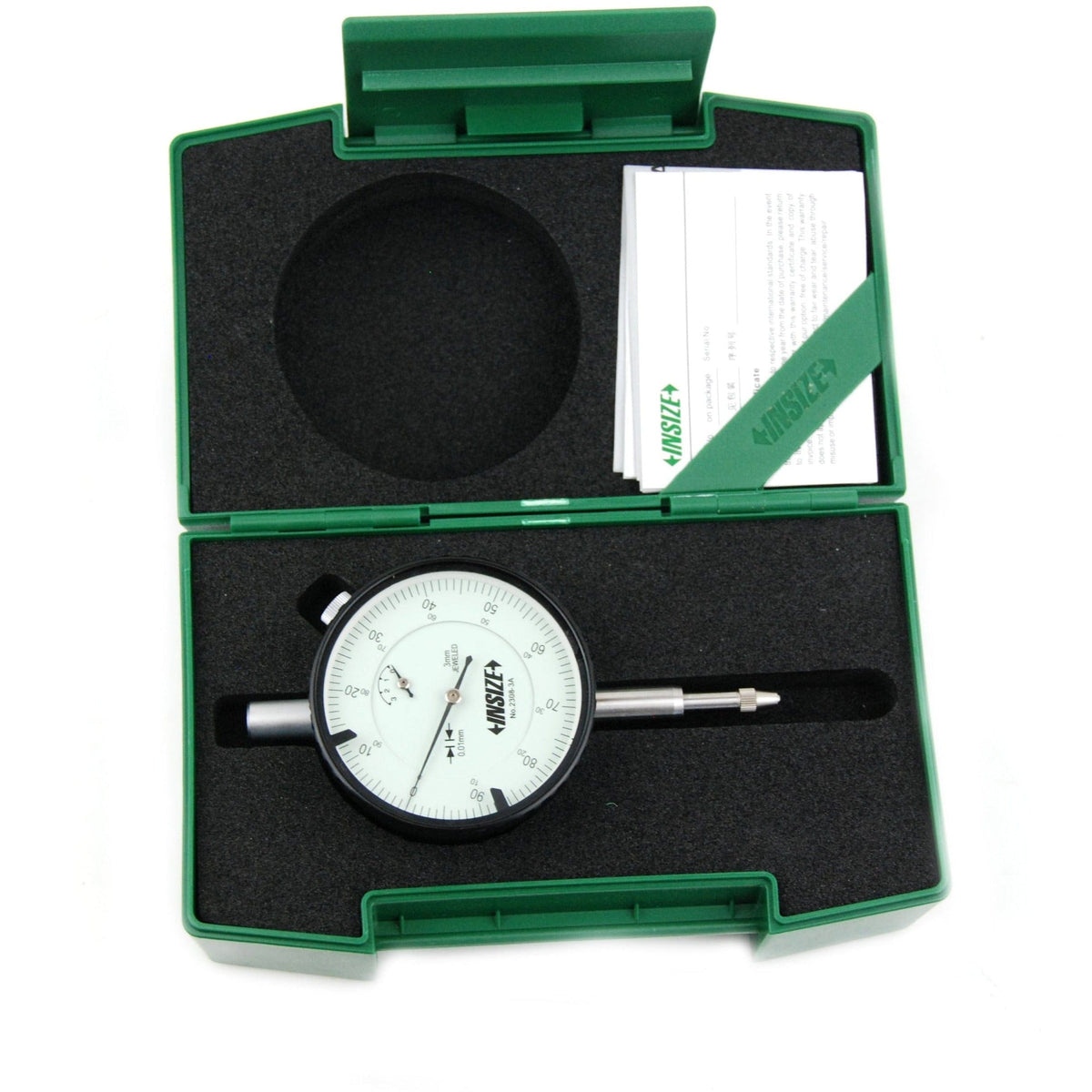 INSIZE Manufacturing Insize Metric Lug Back Dial Indicator 3mm Range Series 2308-3A