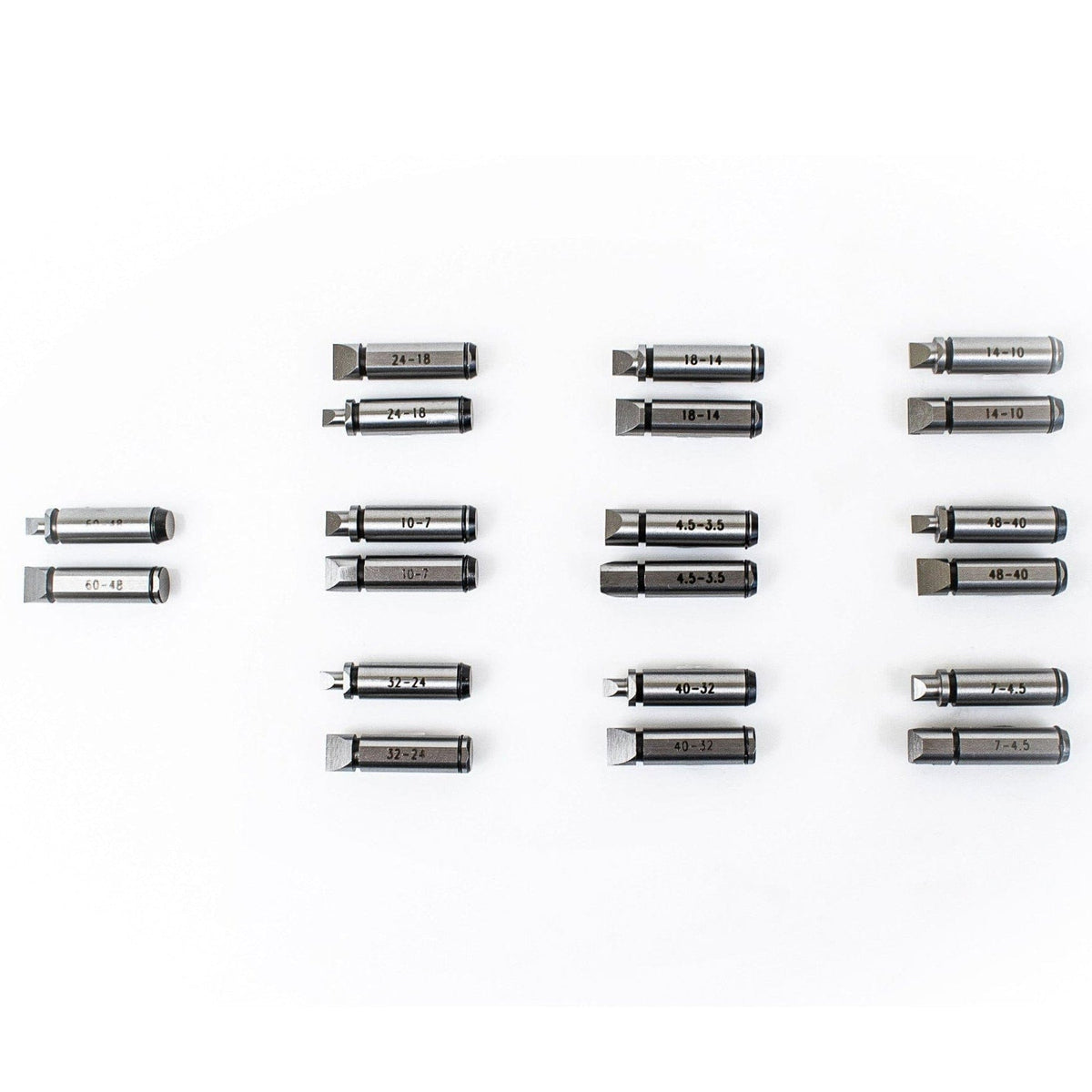 INSIZE Measuring Equipment Insize 10 Pairs Whitworth 55° Measuring Tip Set Series 7381-T2S