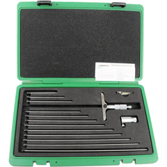INSIZE Measuring Equipment Insize 12pc Metric Depth Micrometer 0-300mm Range Series 3241-300