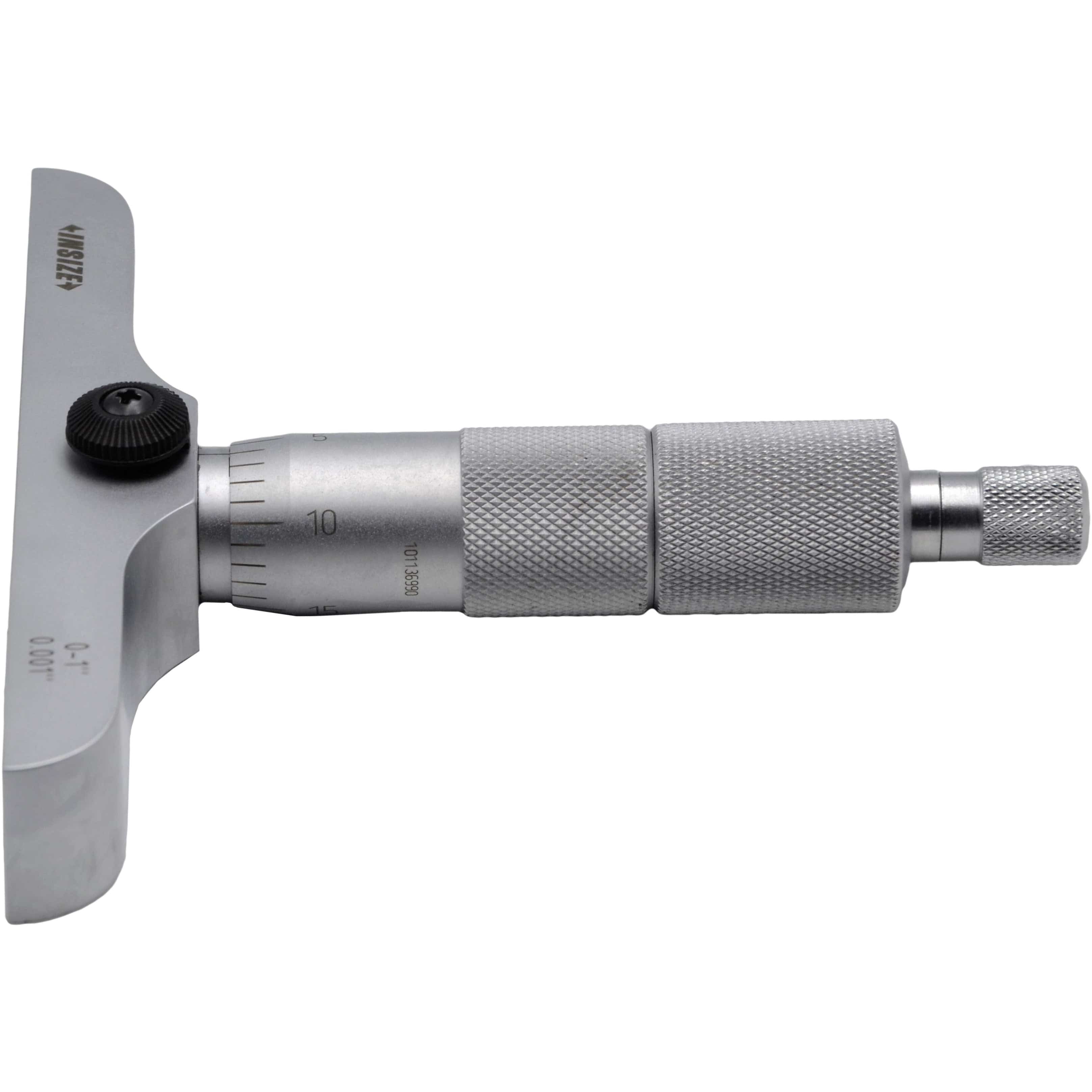 INSIZE Measuring Equipment Insize 1pc Imperial Depth Micrometer 0-1" Range Series 3241-1