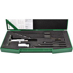 INSIZE Measuring Equipment Insize 8pc Metric Depth Micrometer 0-200mm Range Series 3241-200