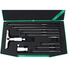 INSIZE Measuring Equipment Insize 8pc Metric Depth Micrometer 0-200mm Range Series 3241-200