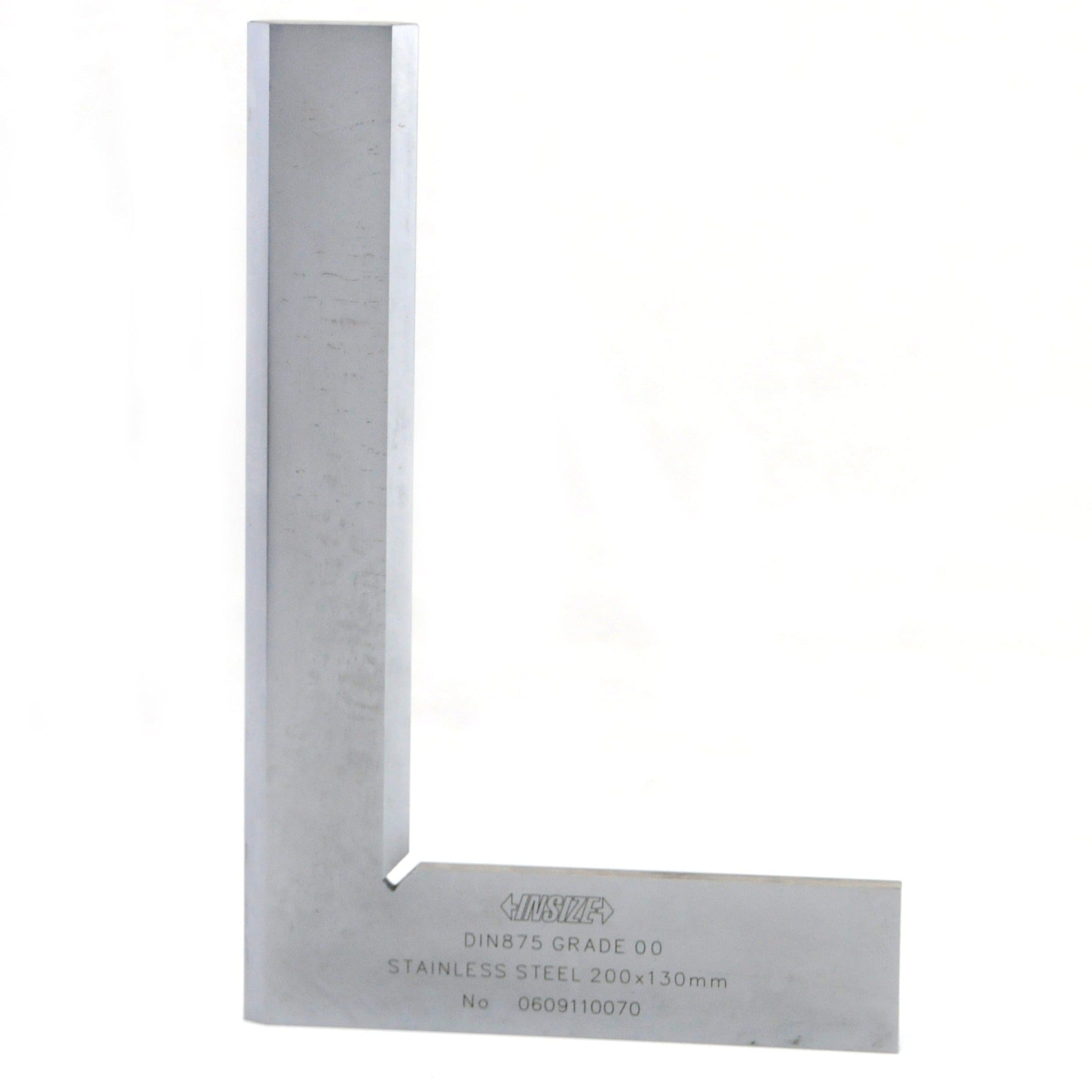 INSIZE Measuring Equipment Insize 90° Bevelled Edge Square 200x130mm Range Series 4790-0200