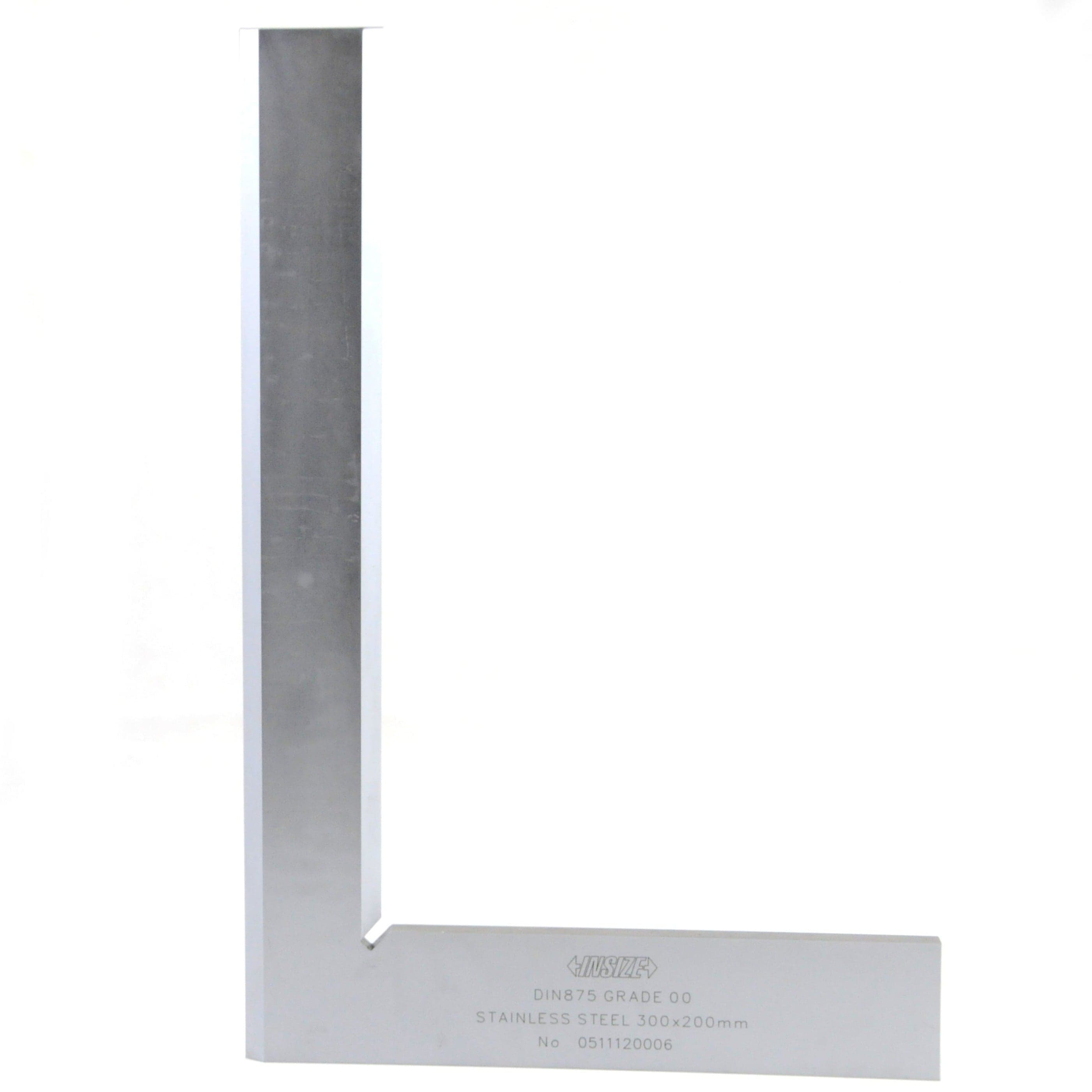 INSIZE Measuring Equipment Insize 90° Bevelled Edge Square 300x200mm Range Series 4790-0300