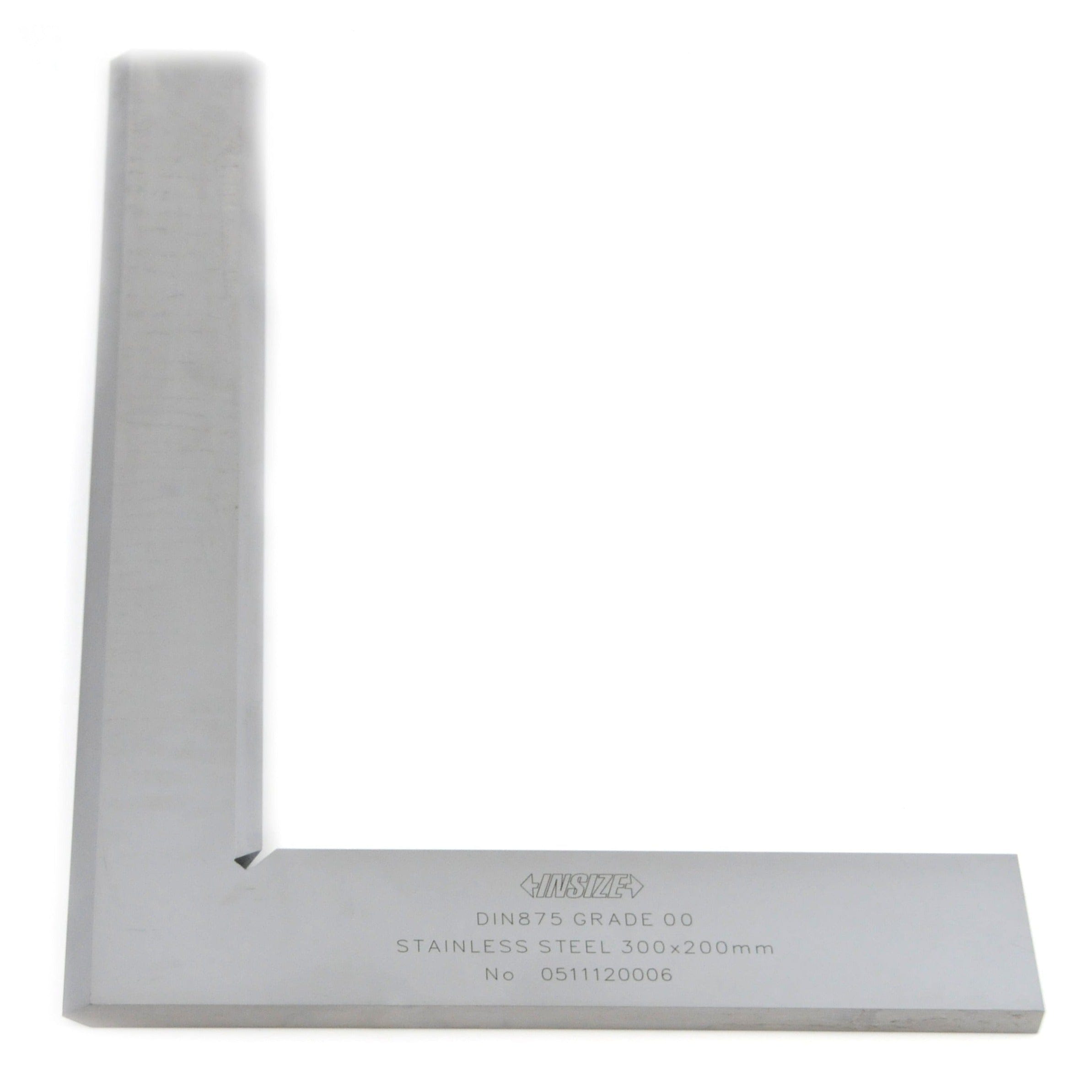 INSIZE Measuring Equipment Insize 90° Bevelled Edge Square 300x200mm Range Series 4790-3000