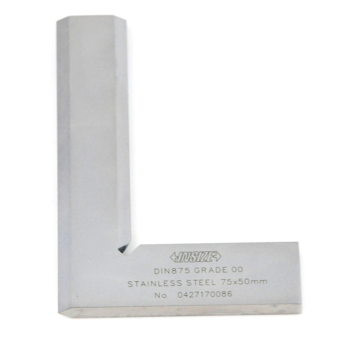 INSIZE Measuring Equipment Insize 90° Bevelled Edge Square 75x50mm Range Series 4790-075