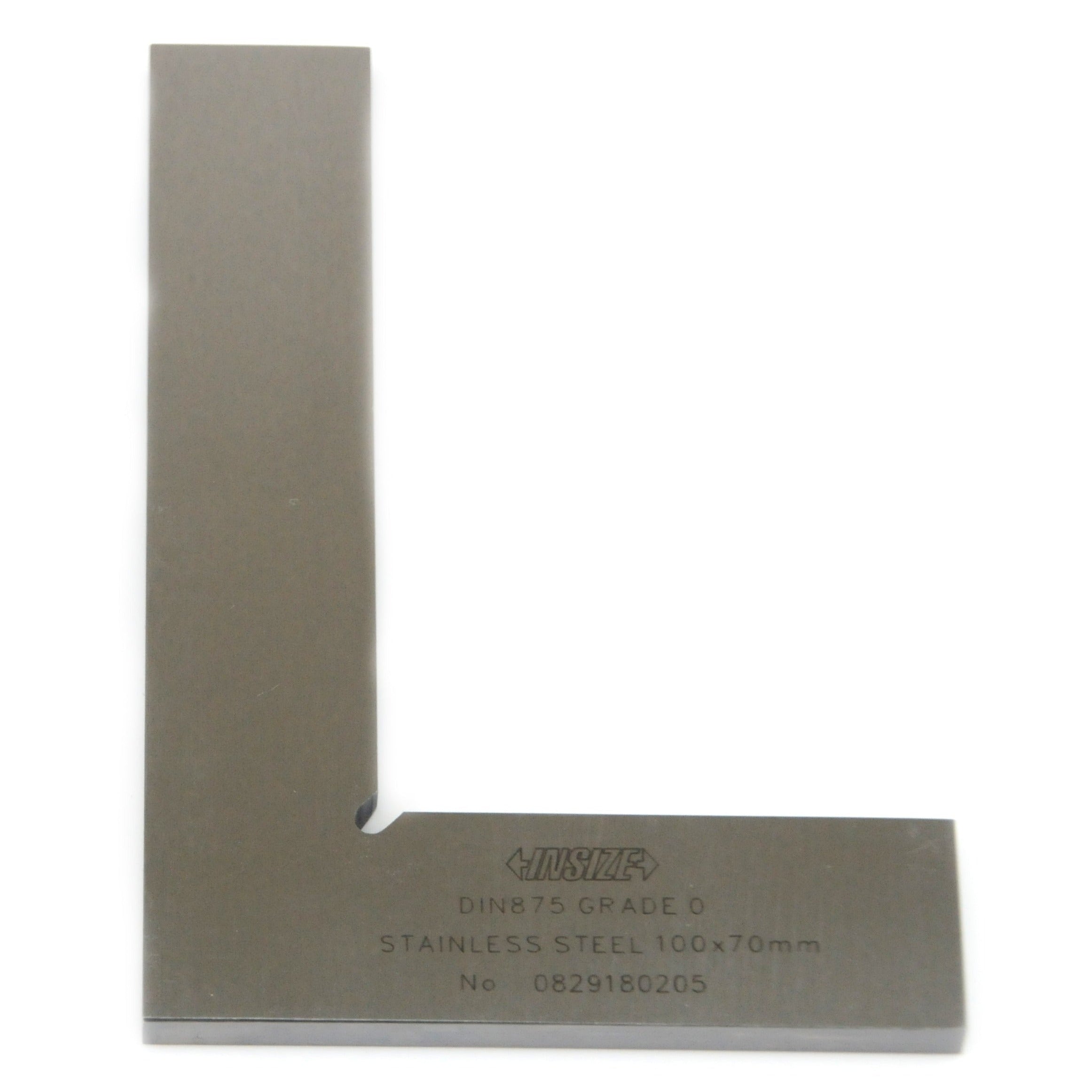 INSIZE Measuring Equipment Insize 90° Flat Edge Square 100x70mm Range Series 4791-100
