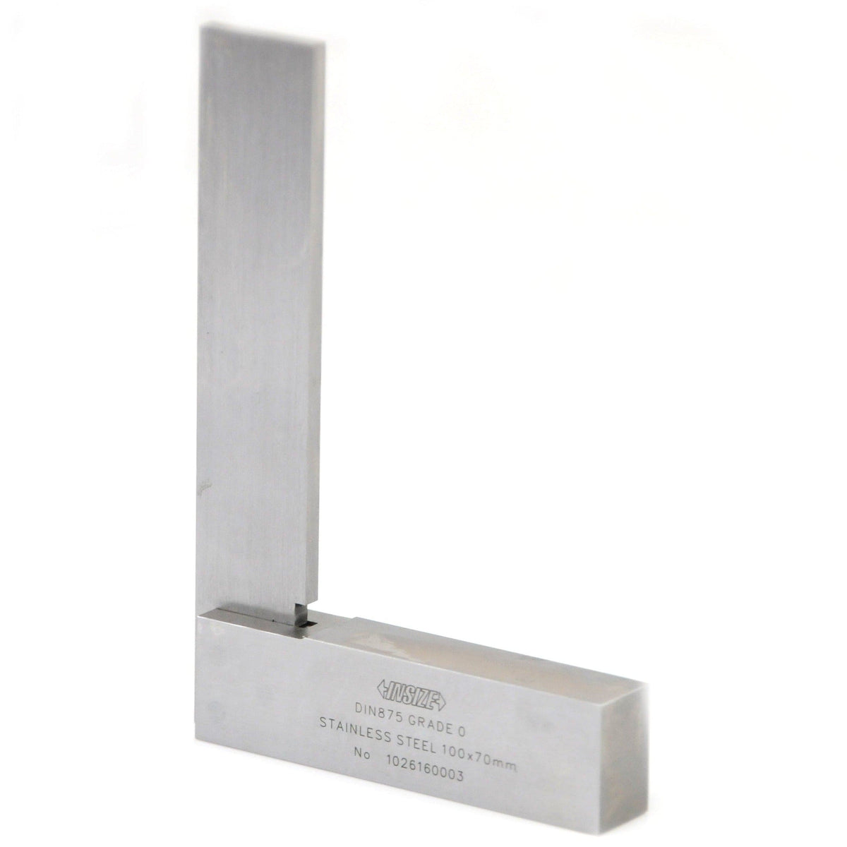 INSIZE Measuring Equipment Insize 90° Flat Edge Square 100x70mm Range Series 4792-100