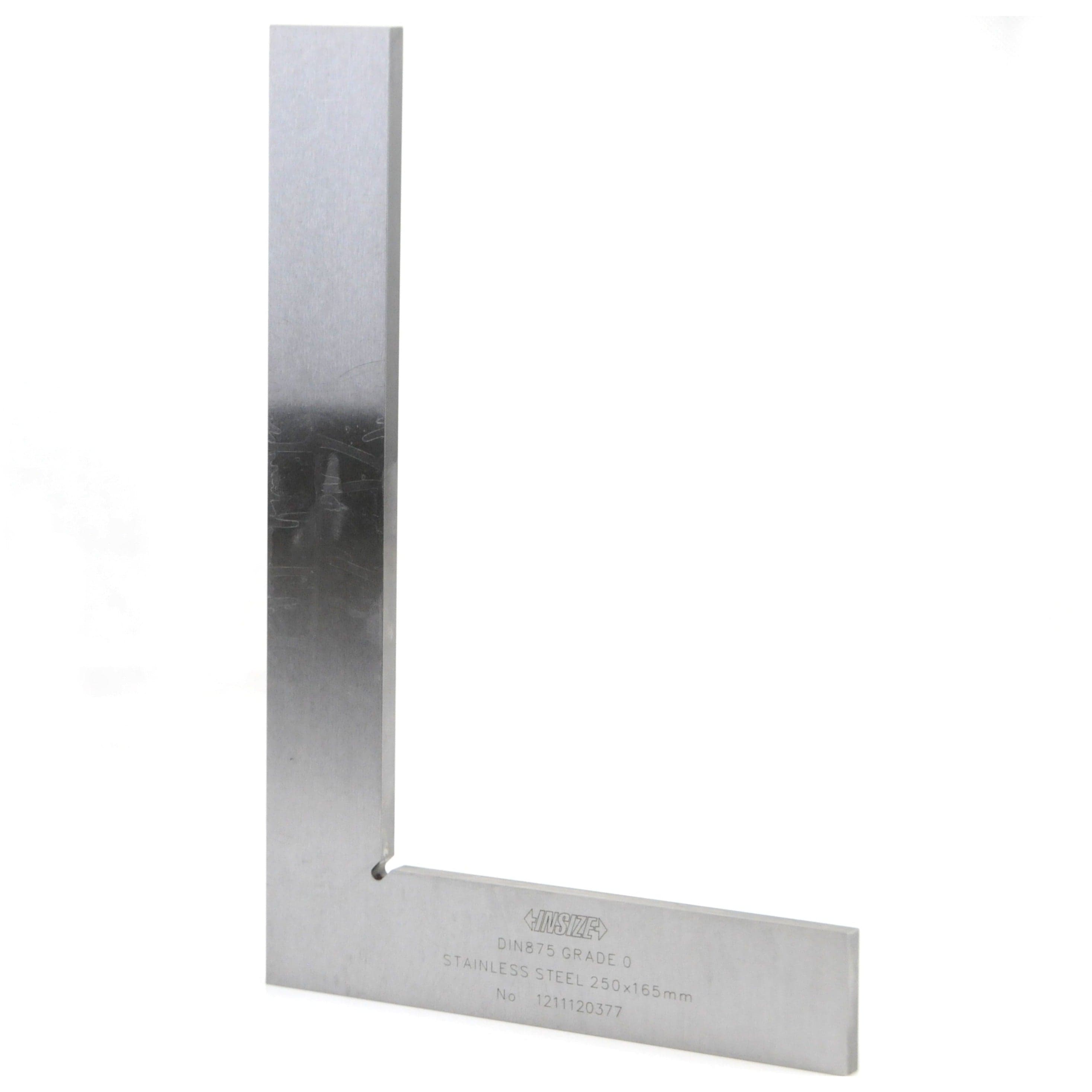 INSIZE Measuring Equipment Insize 90° Flat Edge Square 250x165mm Range Series 4791-250