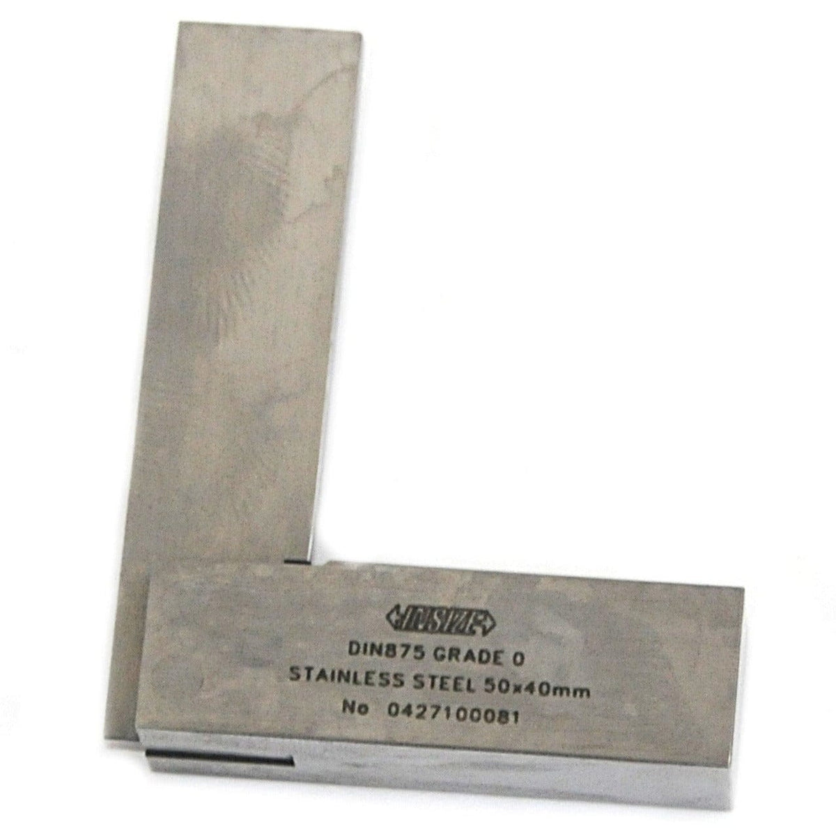 INSIZE Measuring Equipment Insize 90° Flat Edge Square 50x40mm Range Series 4792-50