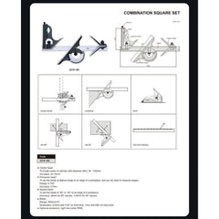 INSIZE Measuring Equipment Insize Combination Square Set Layout Solution 2278-180