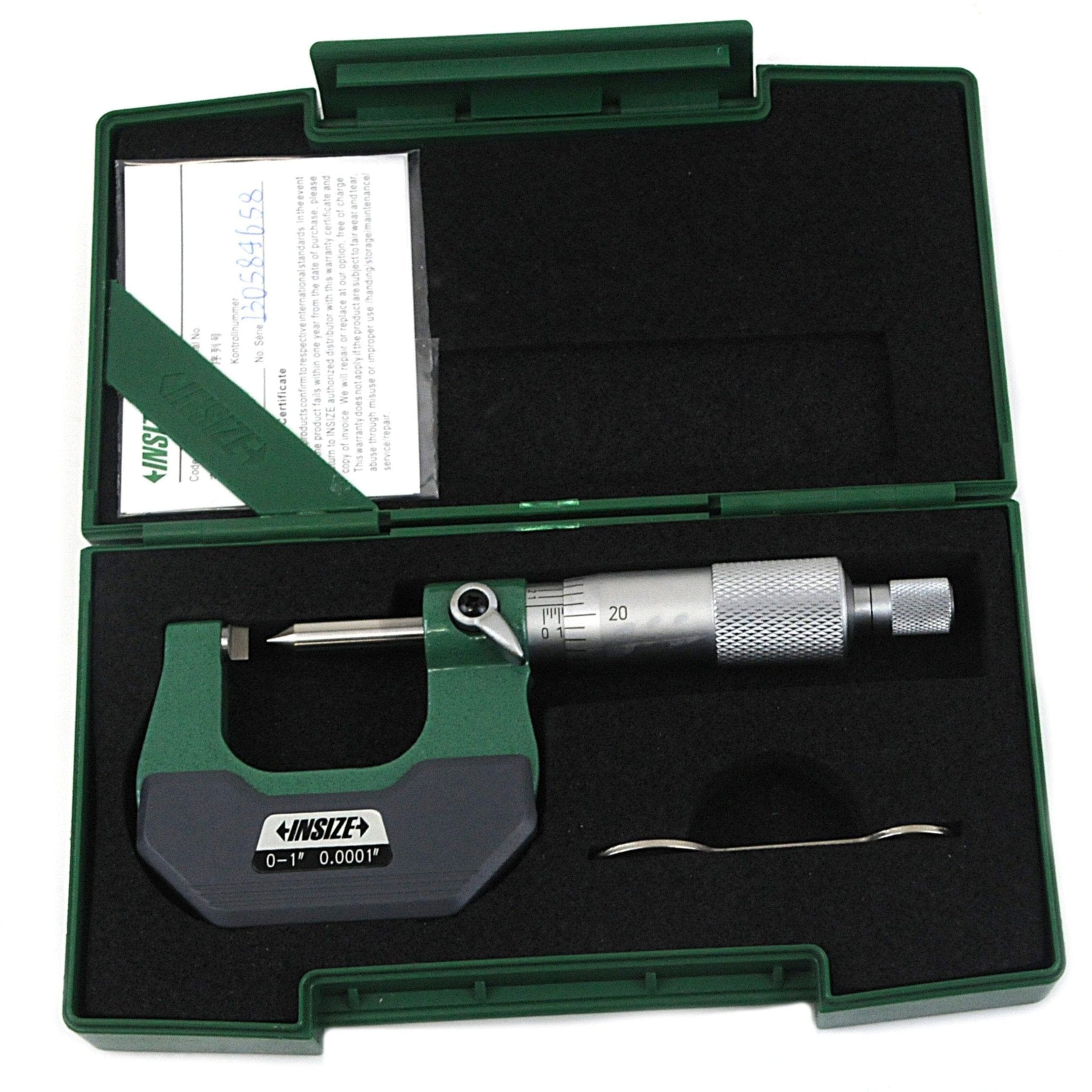 INSIZE Measuring Equipment Insize Crimp Height Micrometer 0-1" Range Series 3266-1C