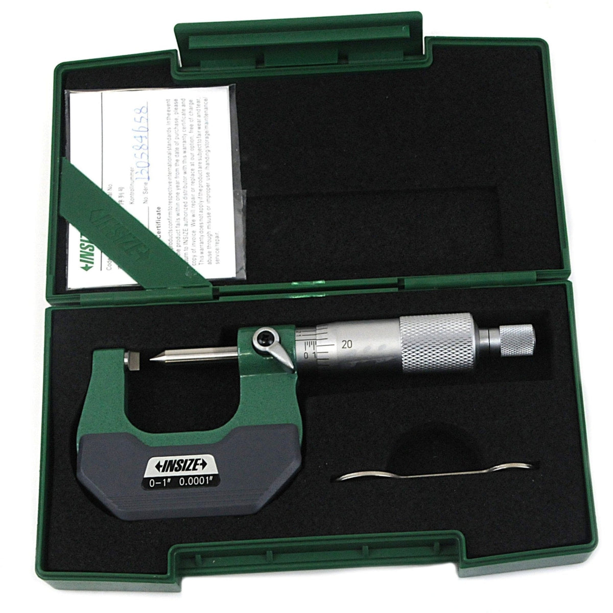 INSIZE Measuring Equipment Insize Crimp Height Micrometer 0-1" Range Series 3266-1C