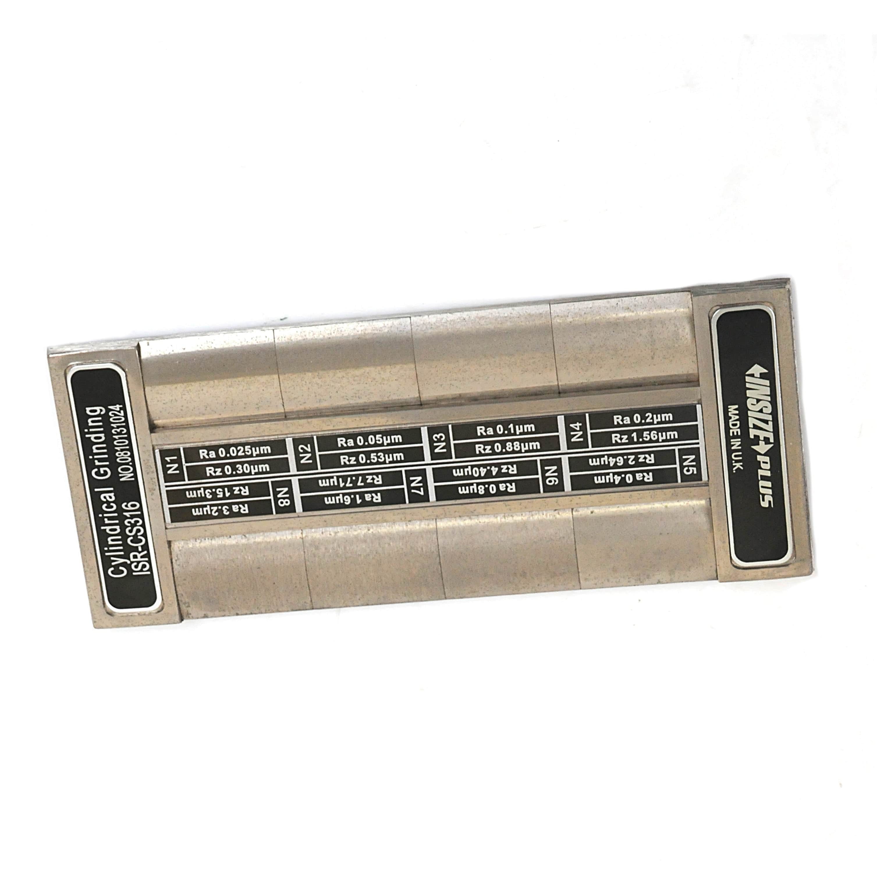 INSIZE Measuring Equipment Insize Cylindrical Grinding Surface Roughness Specimen 8 pcs Set Series ISR-CS316