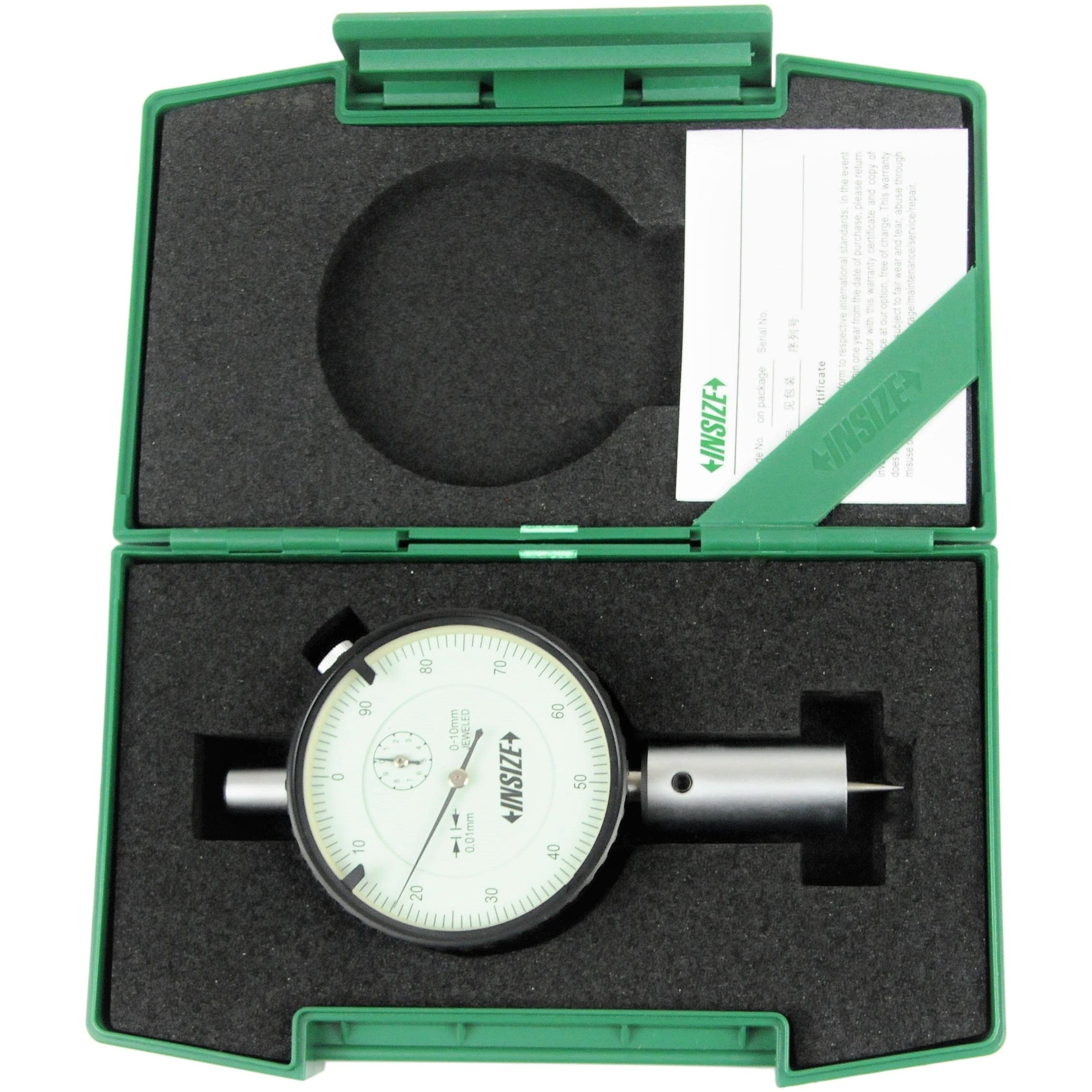 INSIZE Measuring Equipment Insize Dial Depth Gauge 0-10mm x 0.01mm Range Series 2343-101