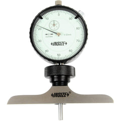INSIZE Measuring Equipment Insize Dial Depth Gauge 0-300mm x 0.01mm Range Series 2342-202