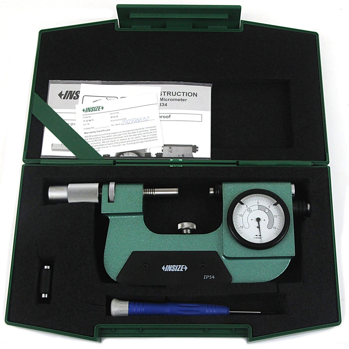 INSIZE Measuring Equipment Insize Dial Snap Gauge 1-2" Range Series 3334-2