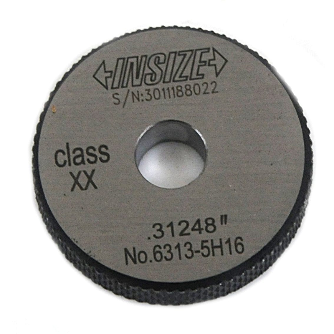 INSIZE Measuring Equipment Insize Diameter Setting Ring Gauge 5/16" Series 6313-5H16