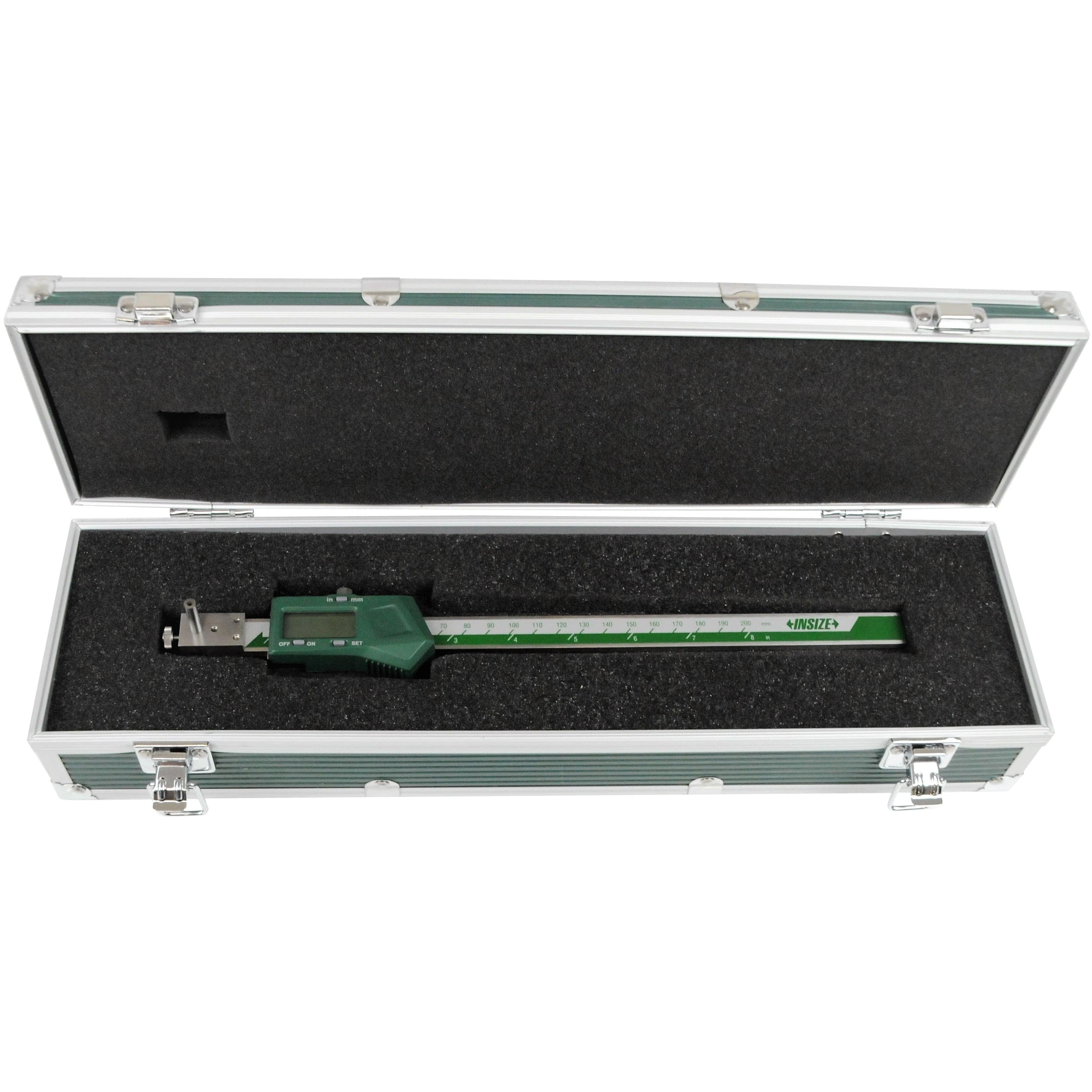 INSIZE Measuring Equipment Insize Digital Back-Jaw Caliper 10-200mm/0.4-8" Range Series 1177-200