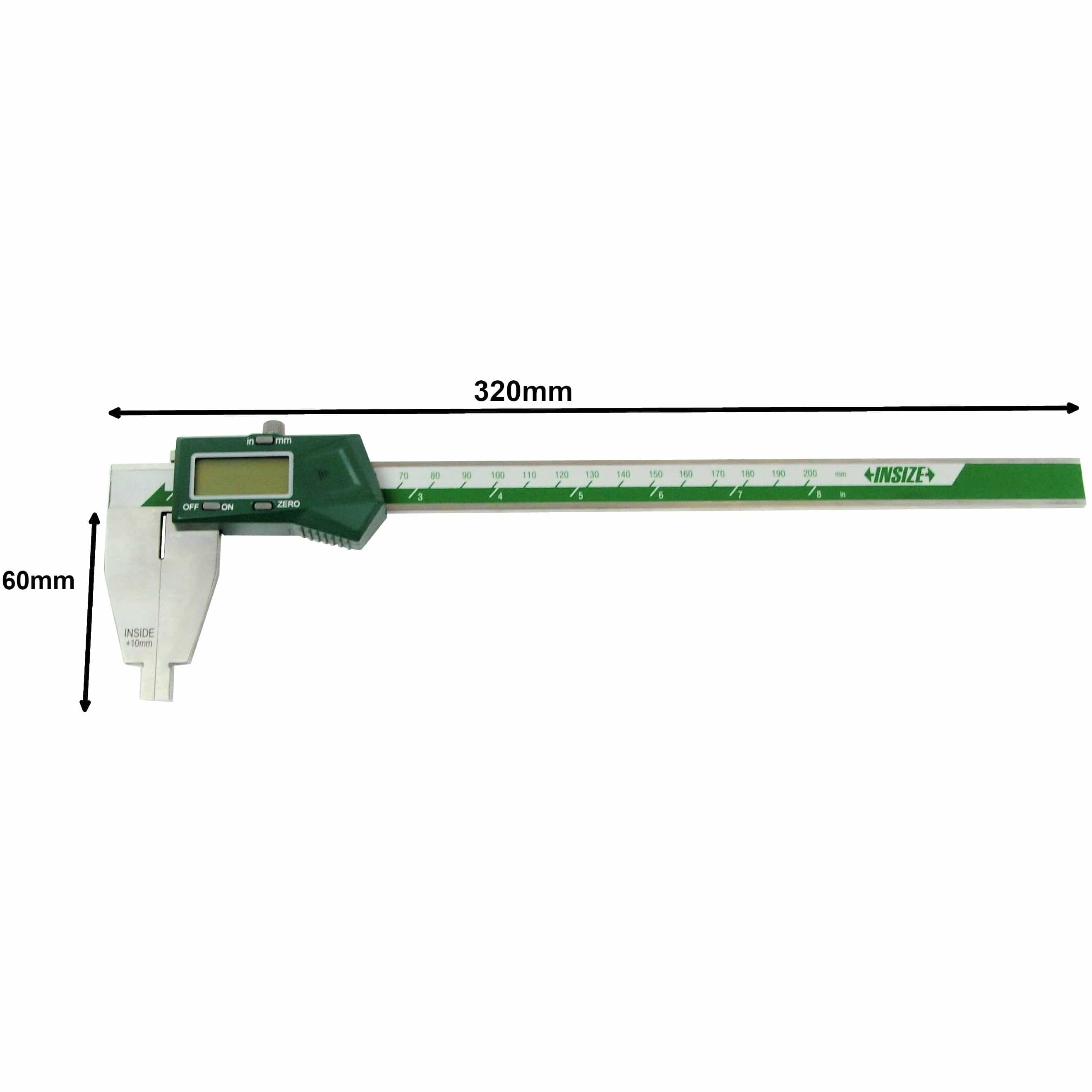 INSIZE Measuring Equipment Insize Digital Caliper 0-200mm/0-8" Range Series 1170-200