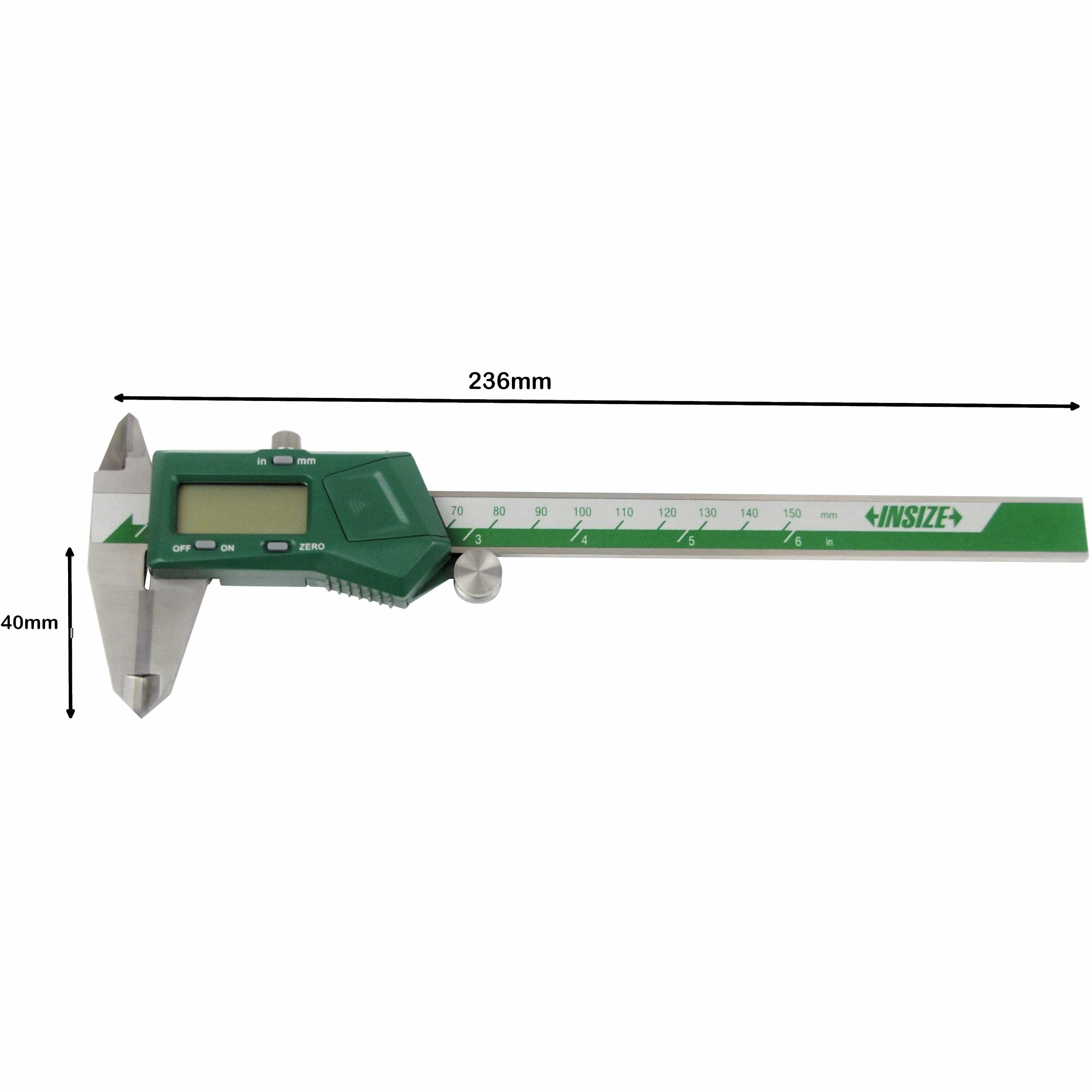 INSIZE Measuring Equipment Insize Digital Caliper TCT 0-150mm/0-6" Range Series 1110-150A
