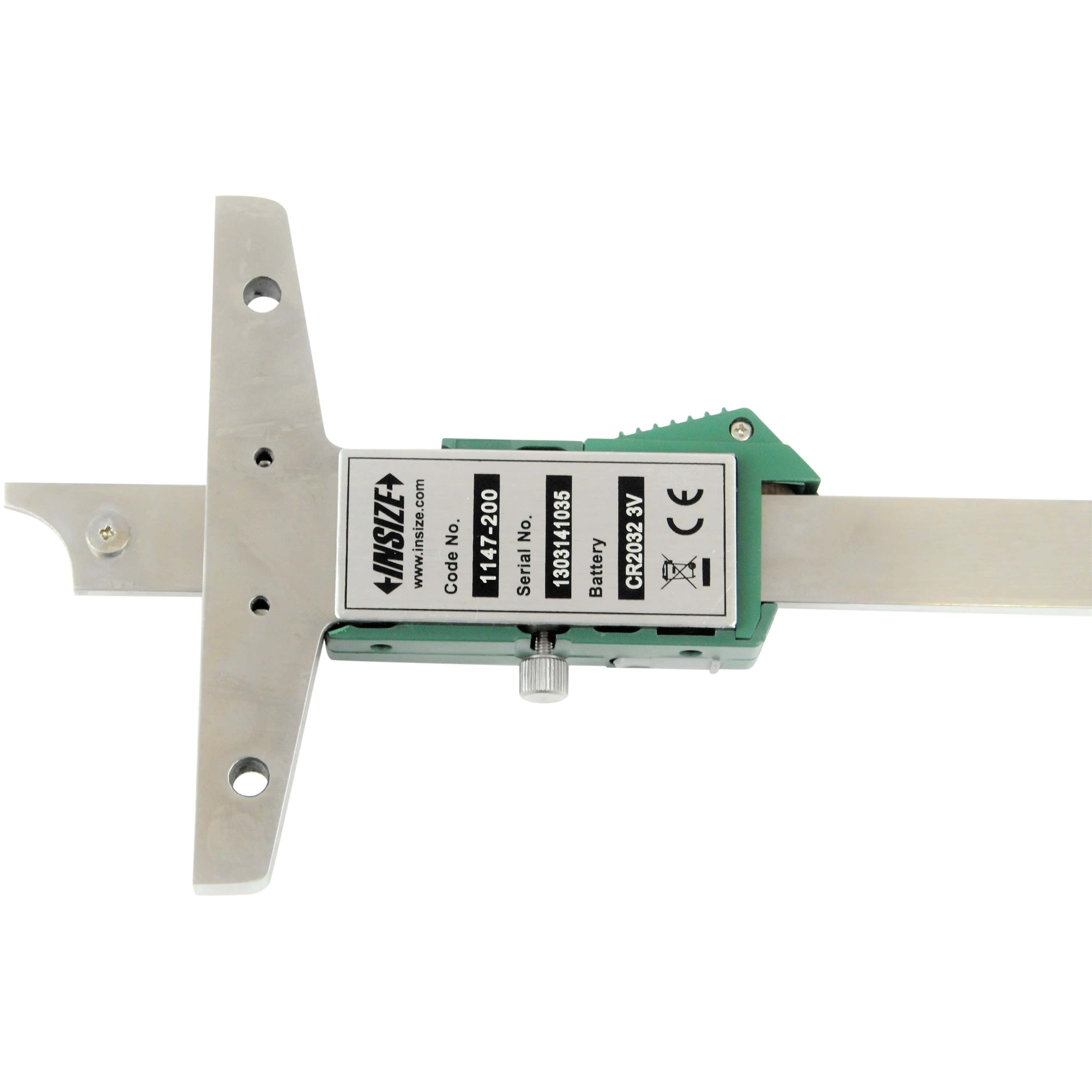 INSIZE Measuring Equipment Insize Digital Depth Gauge 0-200mm / 0-8" Range Series 1147-200