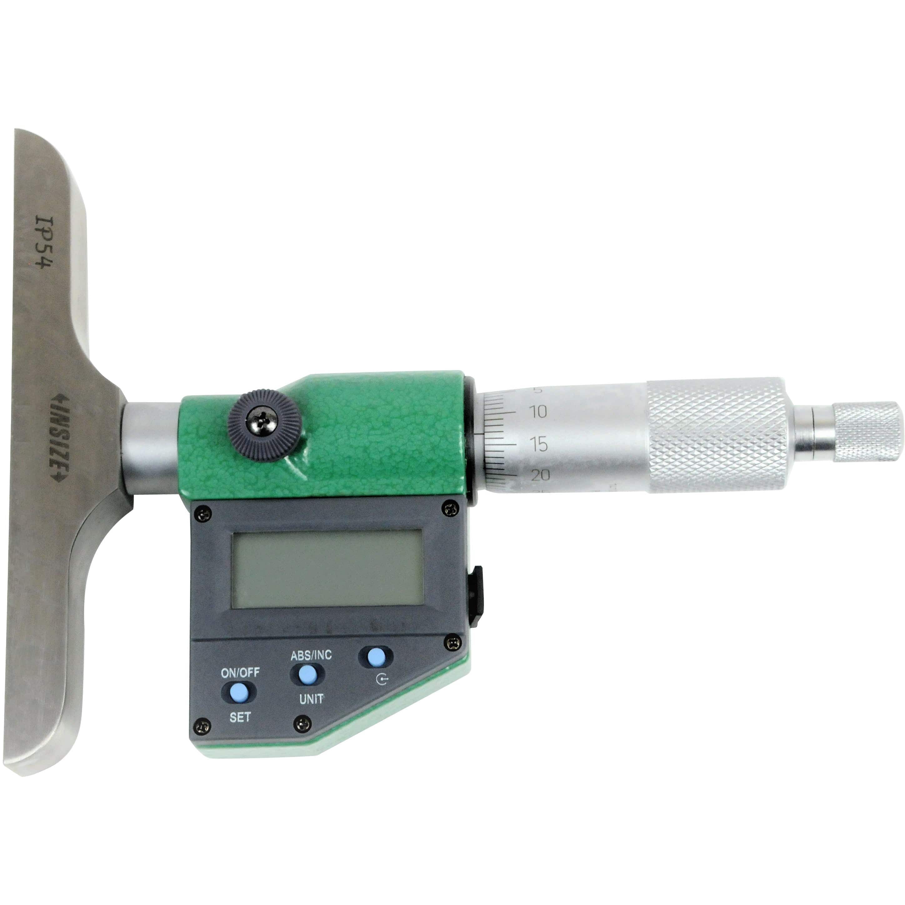 INSIZE Measuring Equipment Insize Digital Depth Micrometer 0-50mm/0-2" Range Series 3540-50