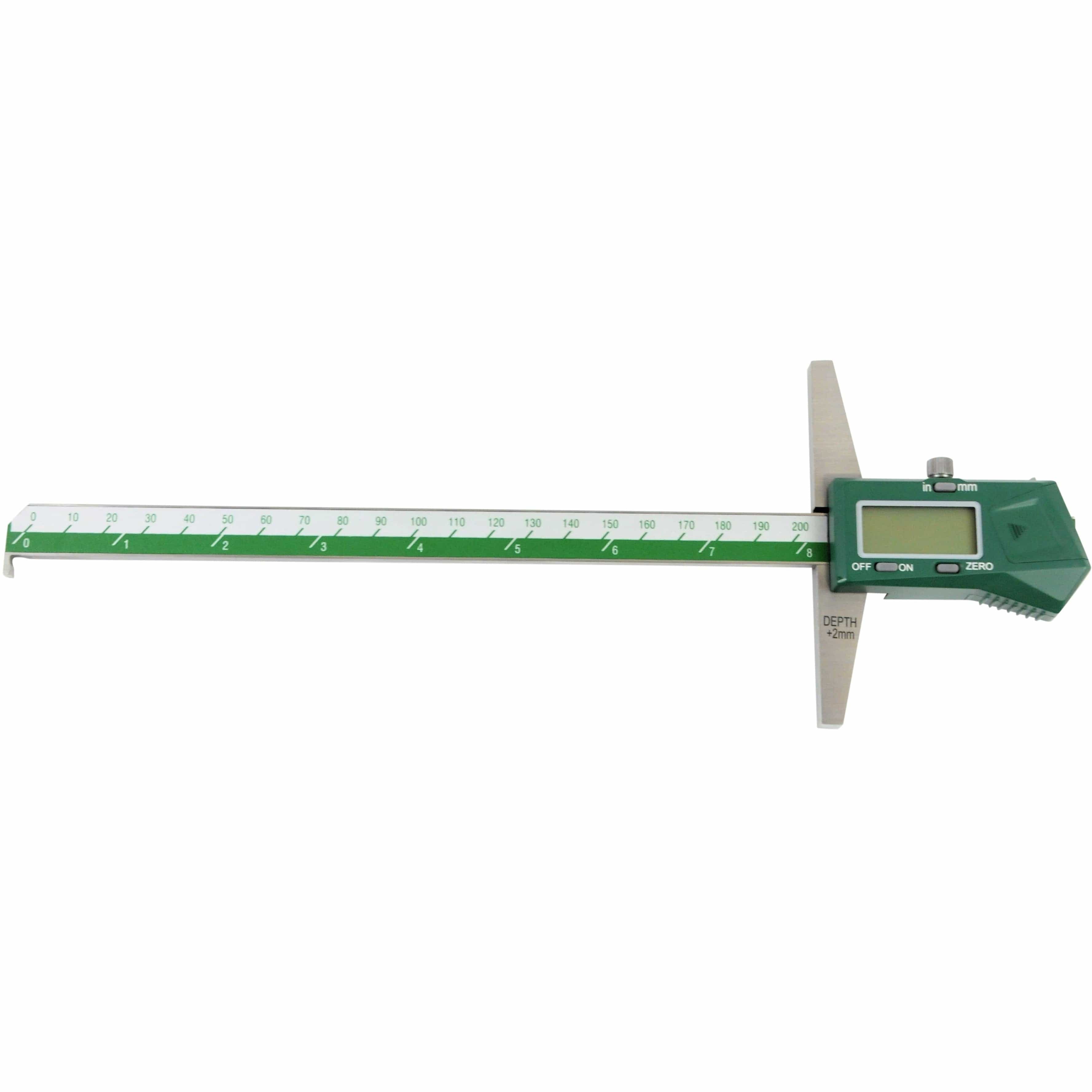 INSIZE Measuring Equipment Insize Digital Hook Depth Gauge 0-200mm / 0-8" Range Series 1142-200A