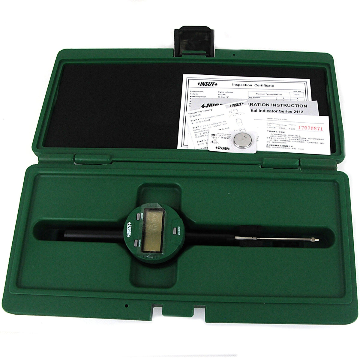 INSIZE Measuring Equipment Insize Digital Indicator 50.8mm/2" Range Series 2112-501
