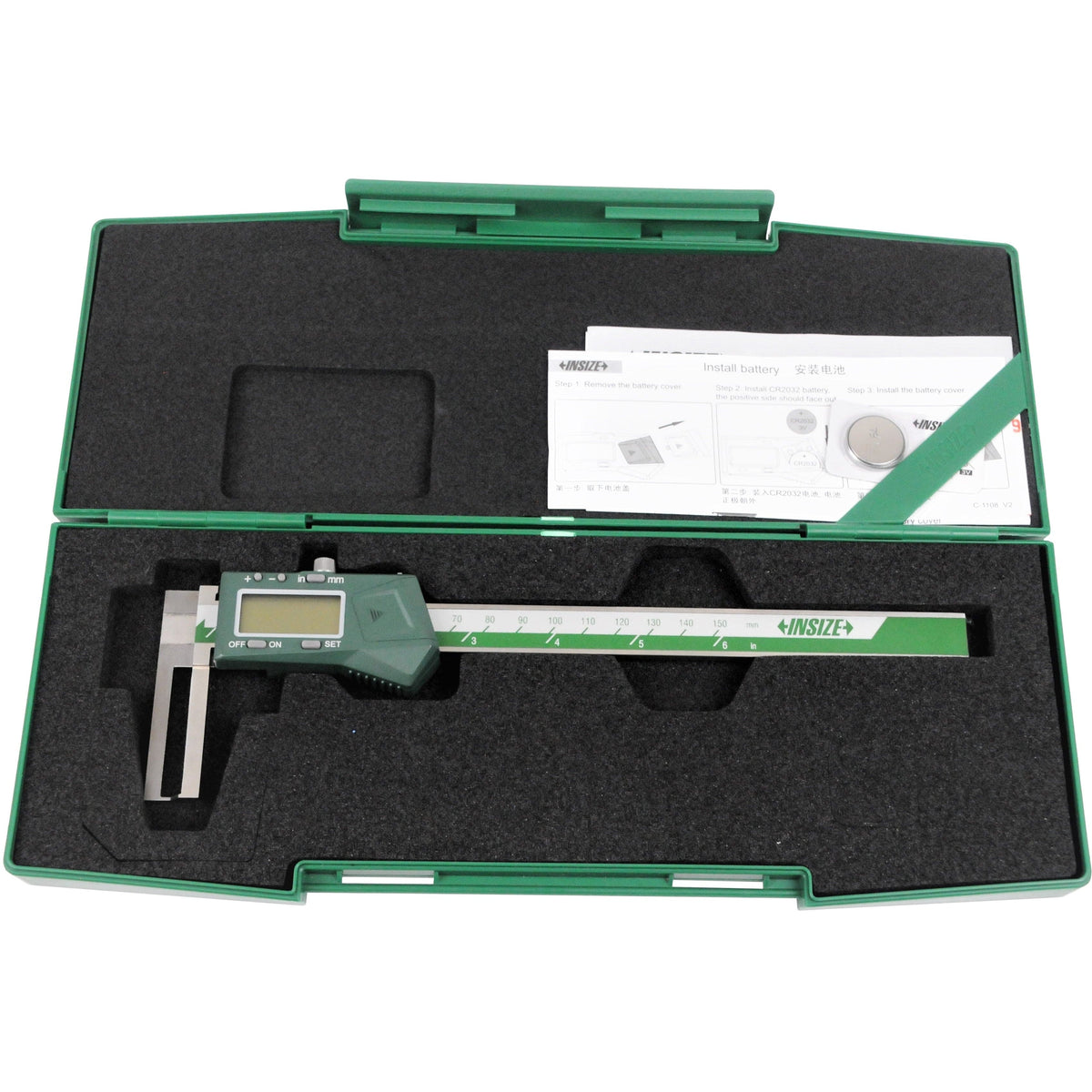 INSIZE Measuring Equipment Insize Digital Inside Groove Caliper 11-150mm x 0.01mm Range Series 1520-150