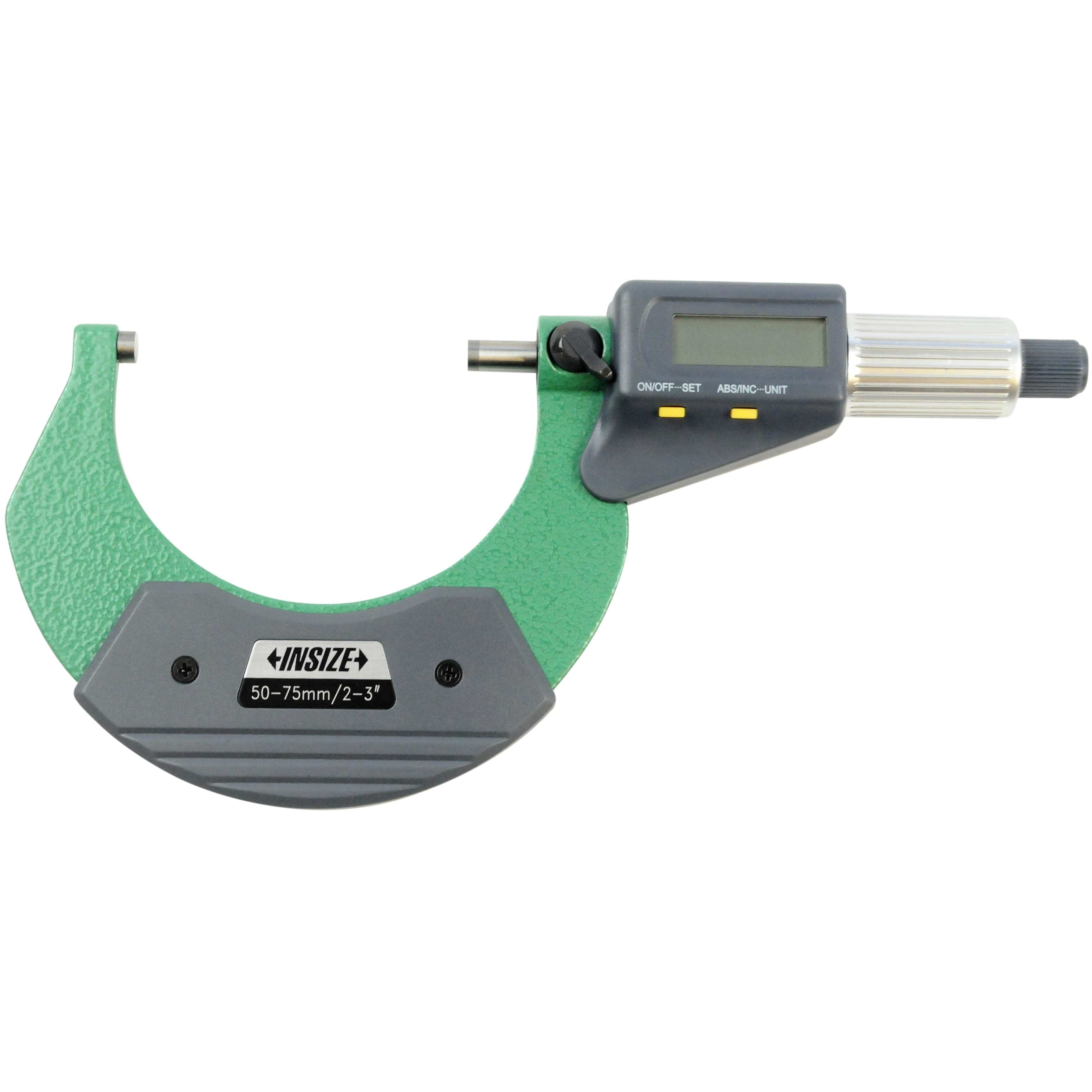 INSIZE Measuring Equipment Insize Digital Outside Micrometer 50-75mm/2-3" Range Series 3109-75A