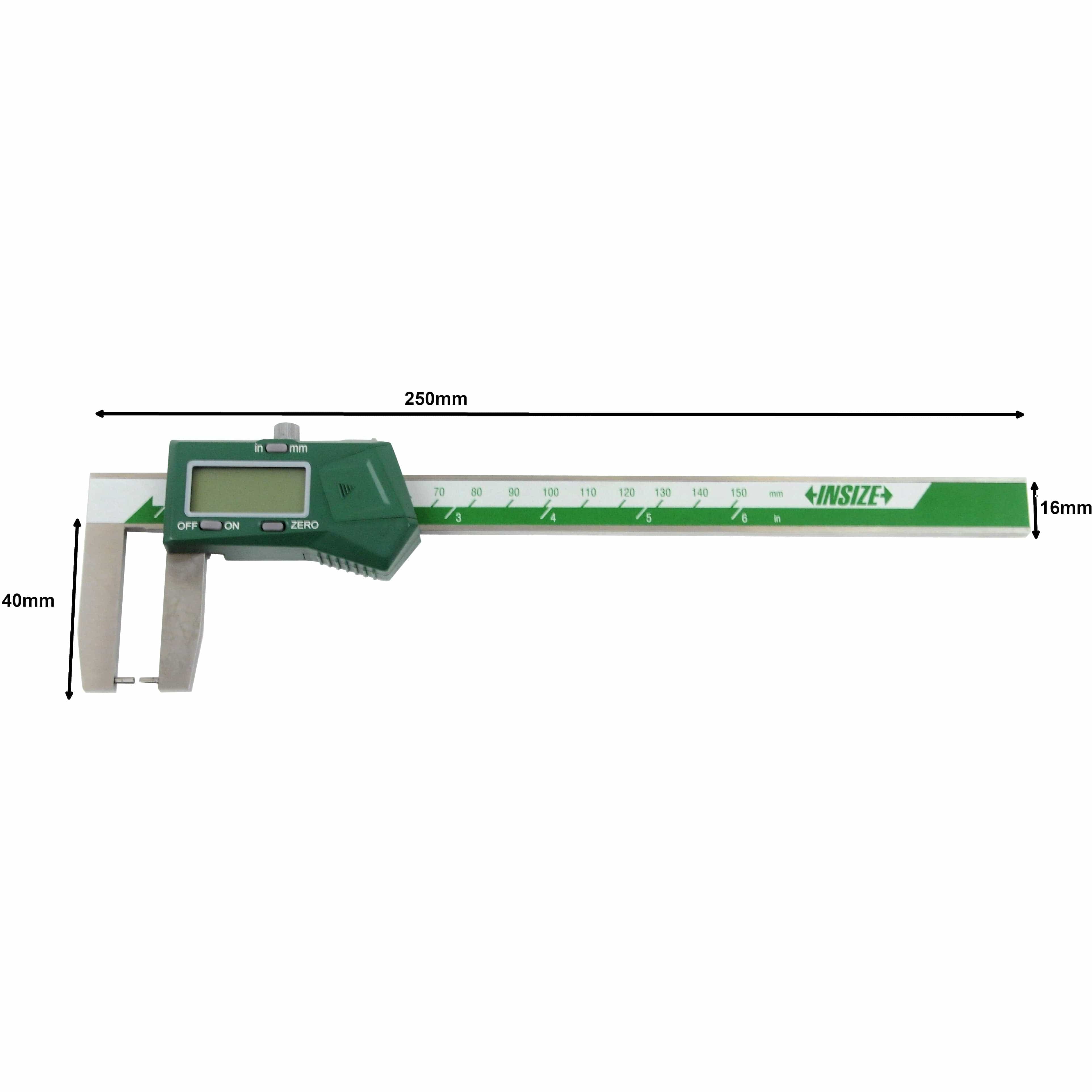 INSIZE Measuring Equipment Insize Digital Outside Point Caliper 0-150mm/0-6" Range Series 1185-150A