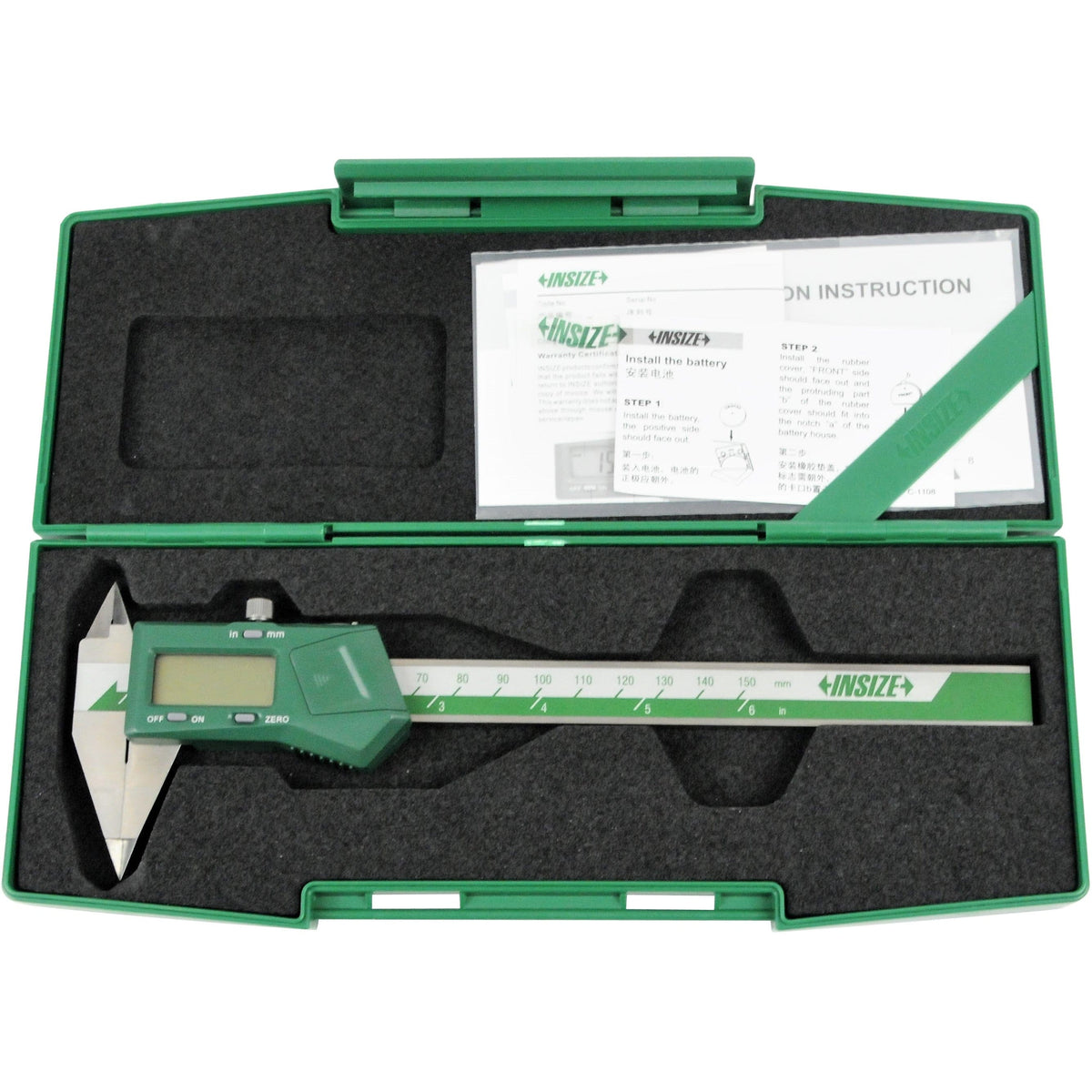 INSIZE Measuring Equipment Insize Digital Point Caliper 0-150mm/0-6" Range Series 1183-150A